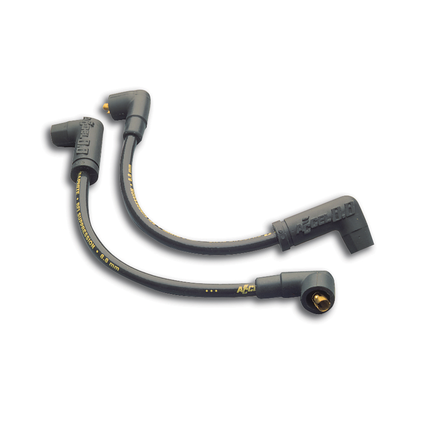 ACCEL 172071K - Spark Plug Wires, 8.8mm, Spiral Core, Black, Set 
<br />
Fits:<br />
71-E78 Dyna FX, FXE<br />
L78-84 Dyna FX, FXE-80, FXS<br />
83-84 FXWG<br />
65-E78 Touring<br />
L78-84 Touring<br />
<br />