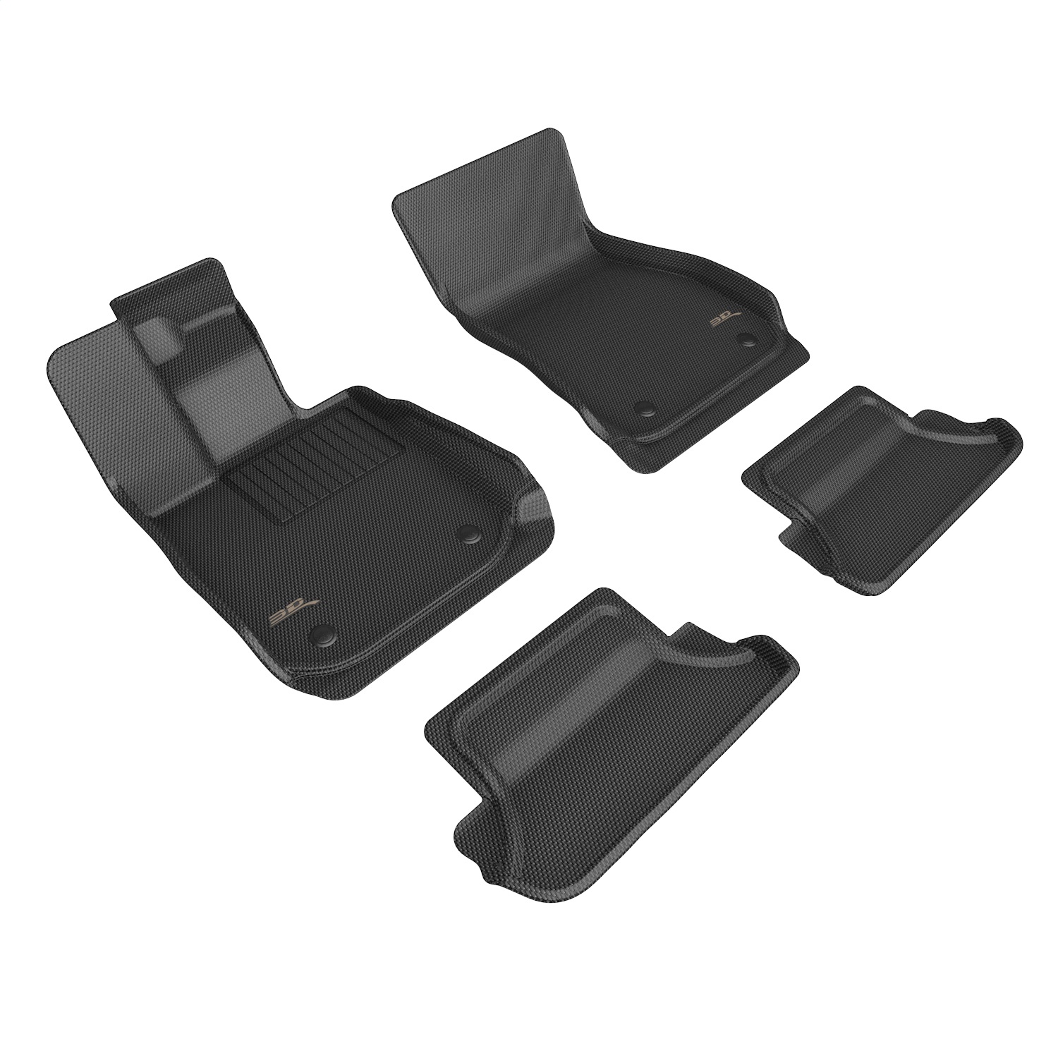 3D MAXpider L1BM11001509 - 18-23 BMW 8 Series Kagu Floor Mat- Black R1 R2