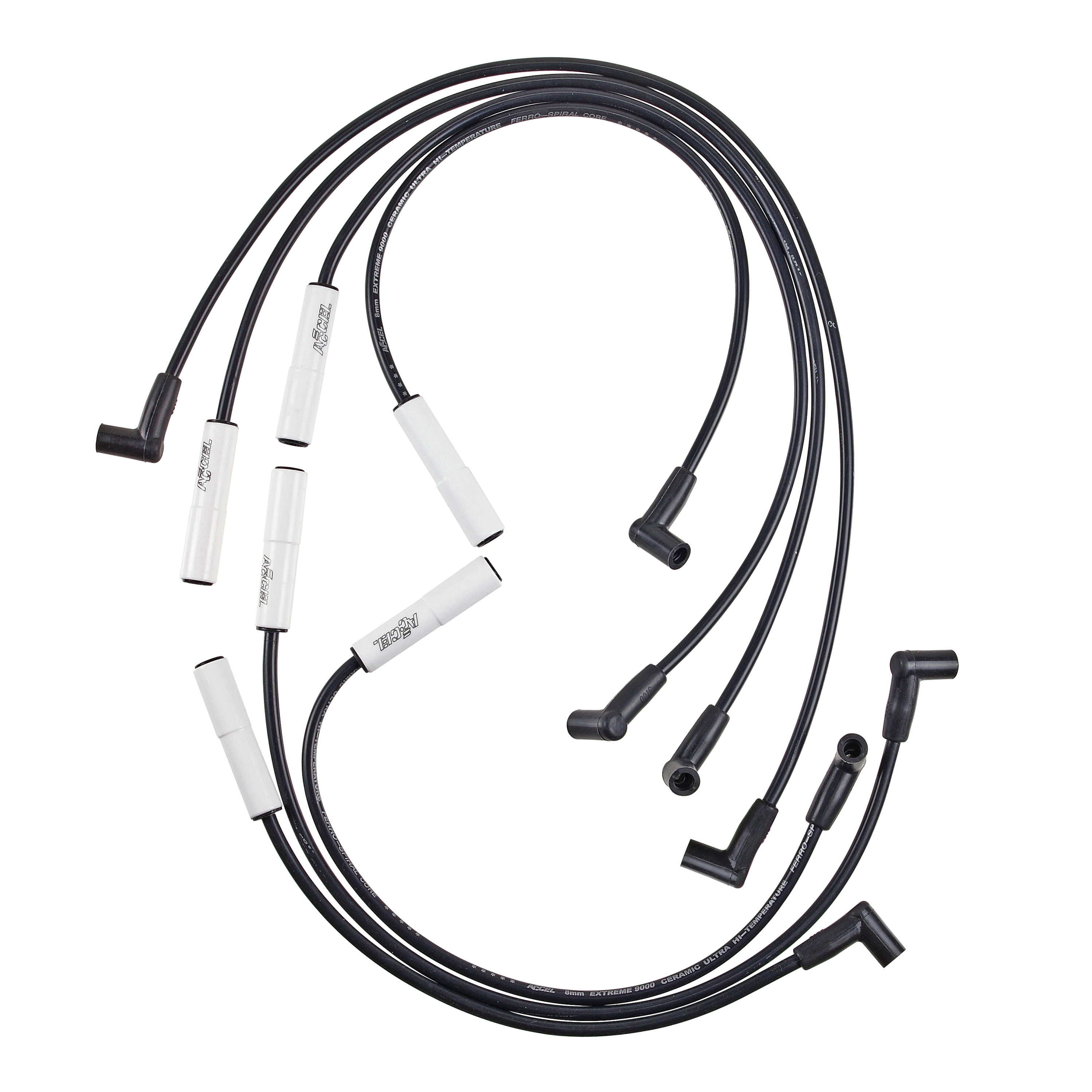 ACCEL 9039C - Extreme 9000 Ceramic Boot Spark Plug Wire Set
