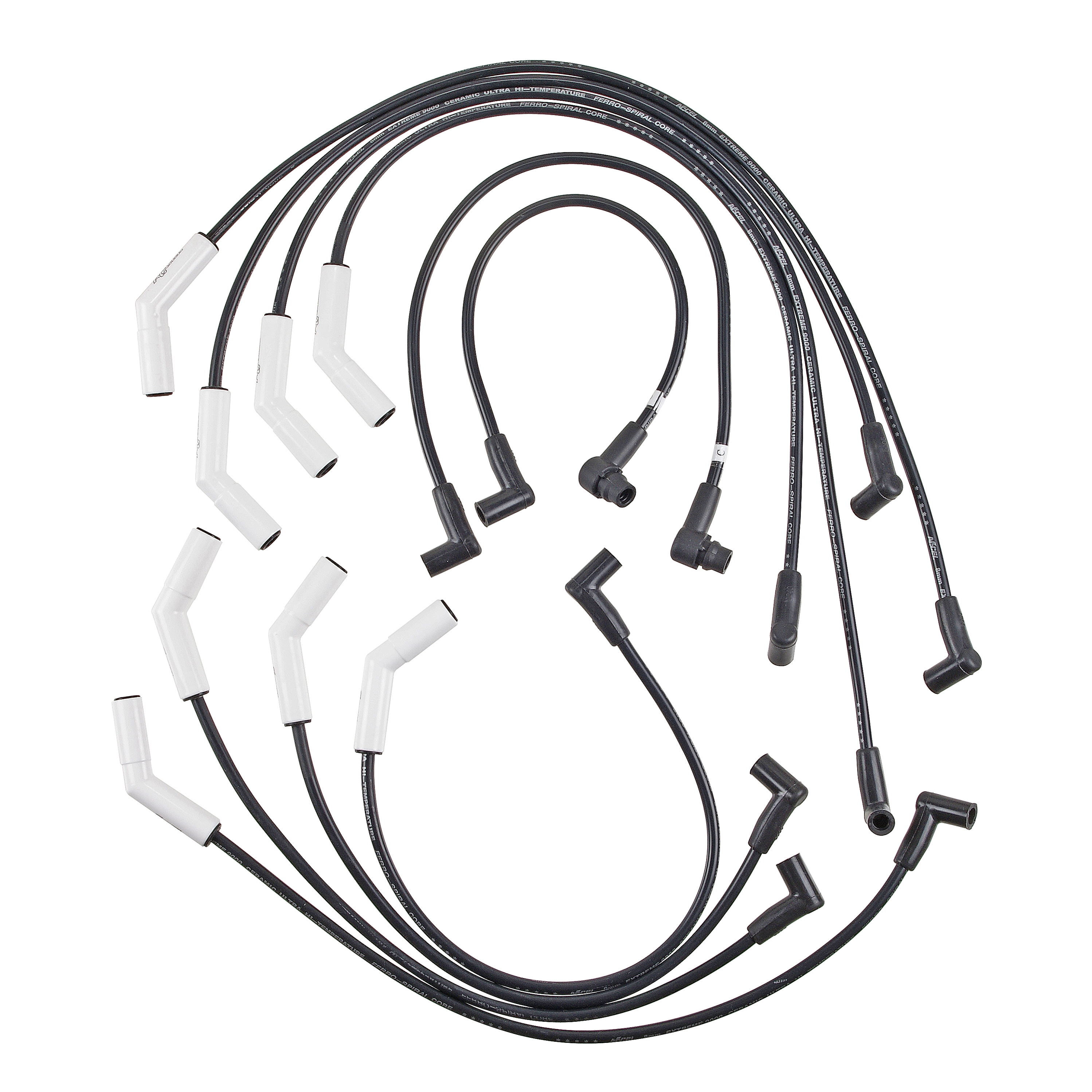 ACCEL 9022C - Extreme 9000 Ceramic Boot Spark Plug Wire Set