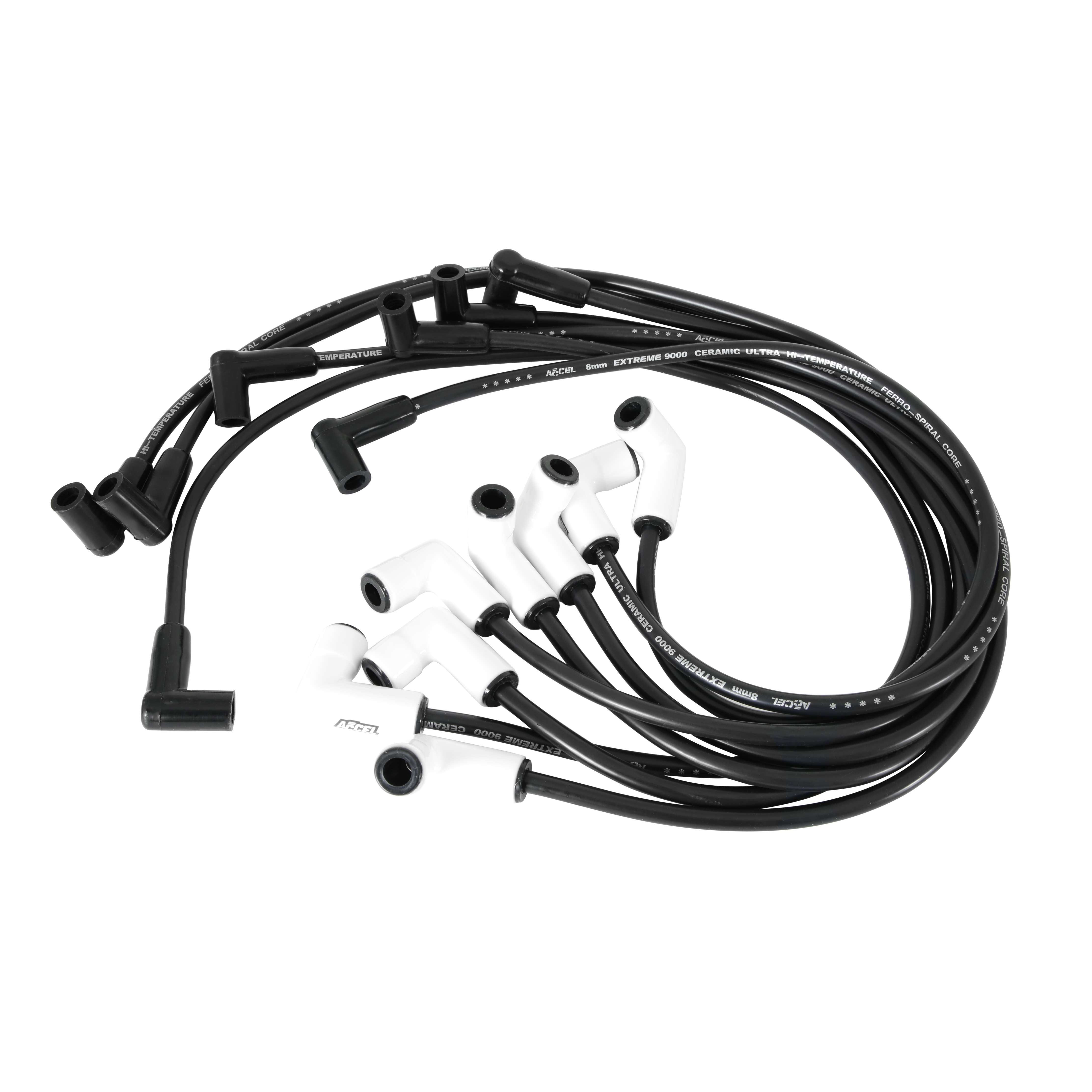 ACCEL 9011C - Extreme 9000 Ceramic Boot Spark Plug Wire Set