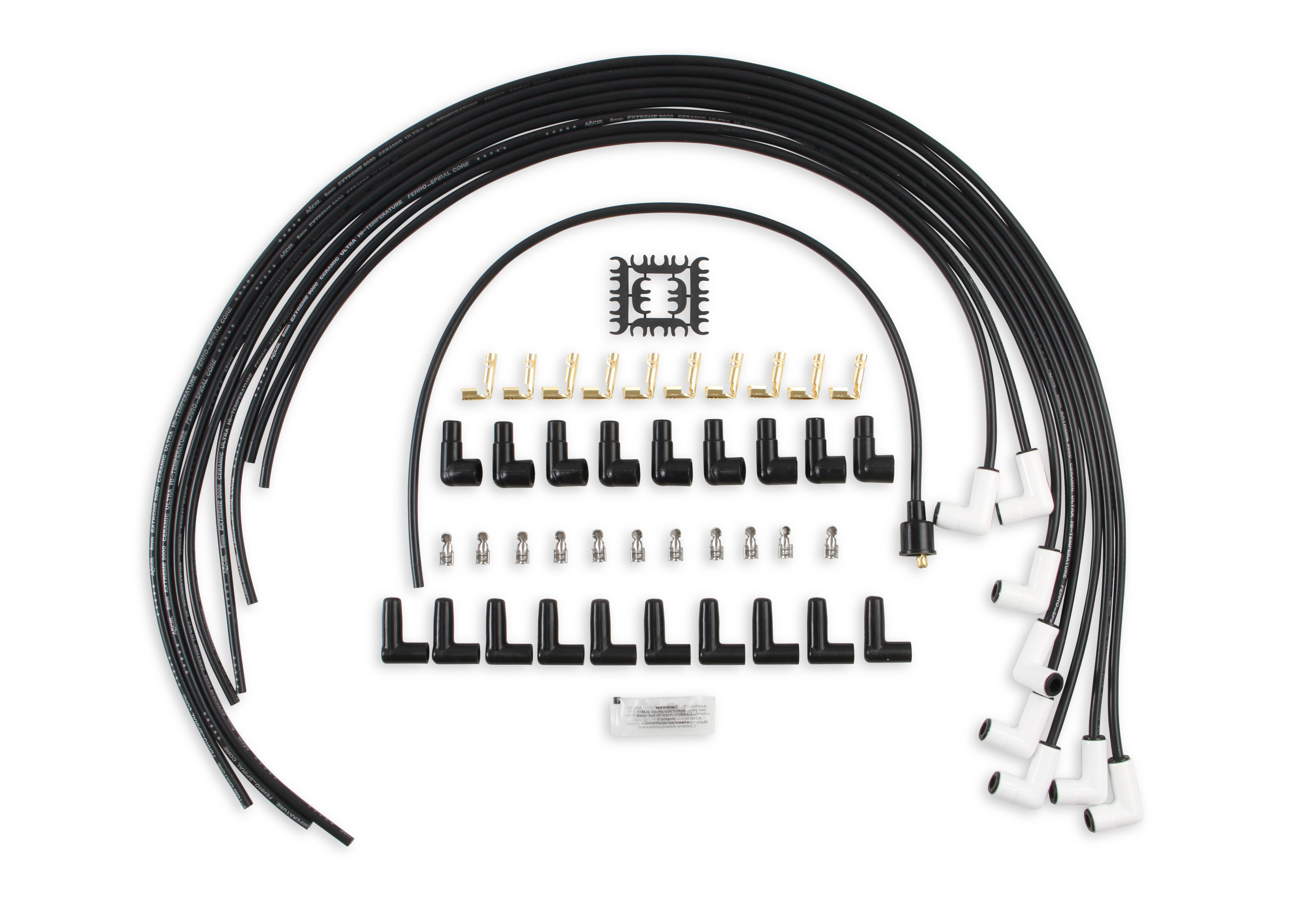 ACCEL 9001C - Extreme 9000 Ceramic Boot Spark Plug Wire Set ACCEL 9001C - Extreme 9000 Ceramic Boot Spark Plug Wire Set
