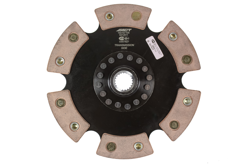 ACT 6212011 - 1986 Honda Accord 6 Pad Rigid Race Disc