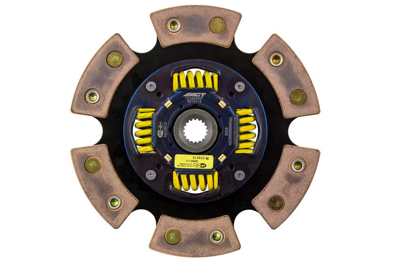 ACT 6214114 - 1991 Nissan Sentra 6 Pad Sprung Race Disc ACT 6214114 - 1991 Nissan Sentra 6 Pad Sprung Race Disc