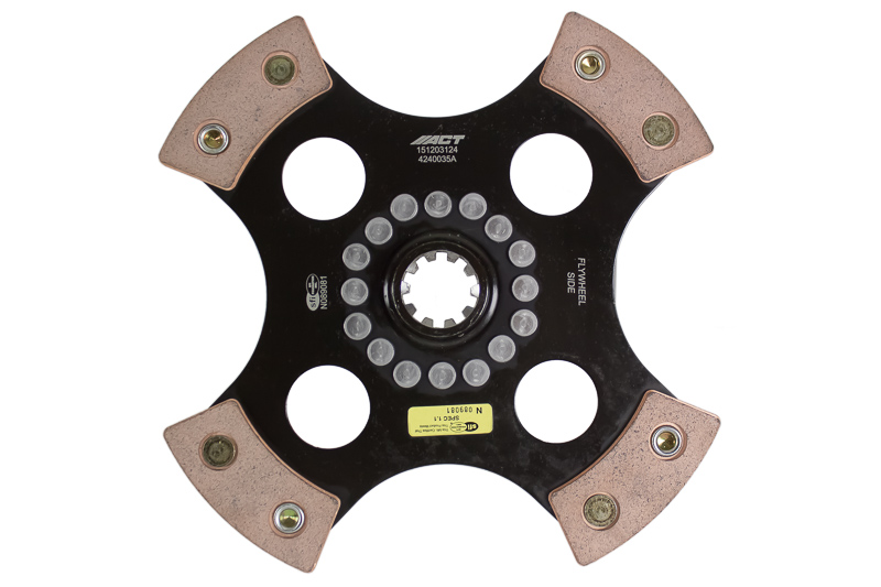 ACT 4240035 - 4 Pad Rigid Race Disc