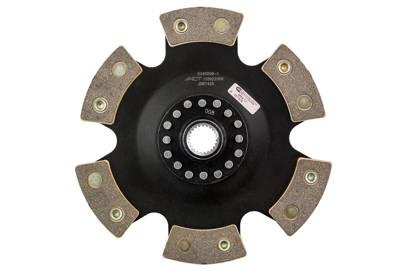 ACT 6240008-1 - 1999 Porsche 911 6 Pad Rigid Race Disc ACT 6240008-1 - 1999 Porsche 911 6 Pad Rigid Race Disc