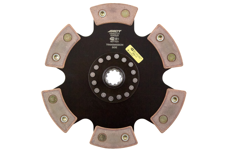 ACT 6240029 - 2001 BMW M3 6 Pad Rigid Race Disc