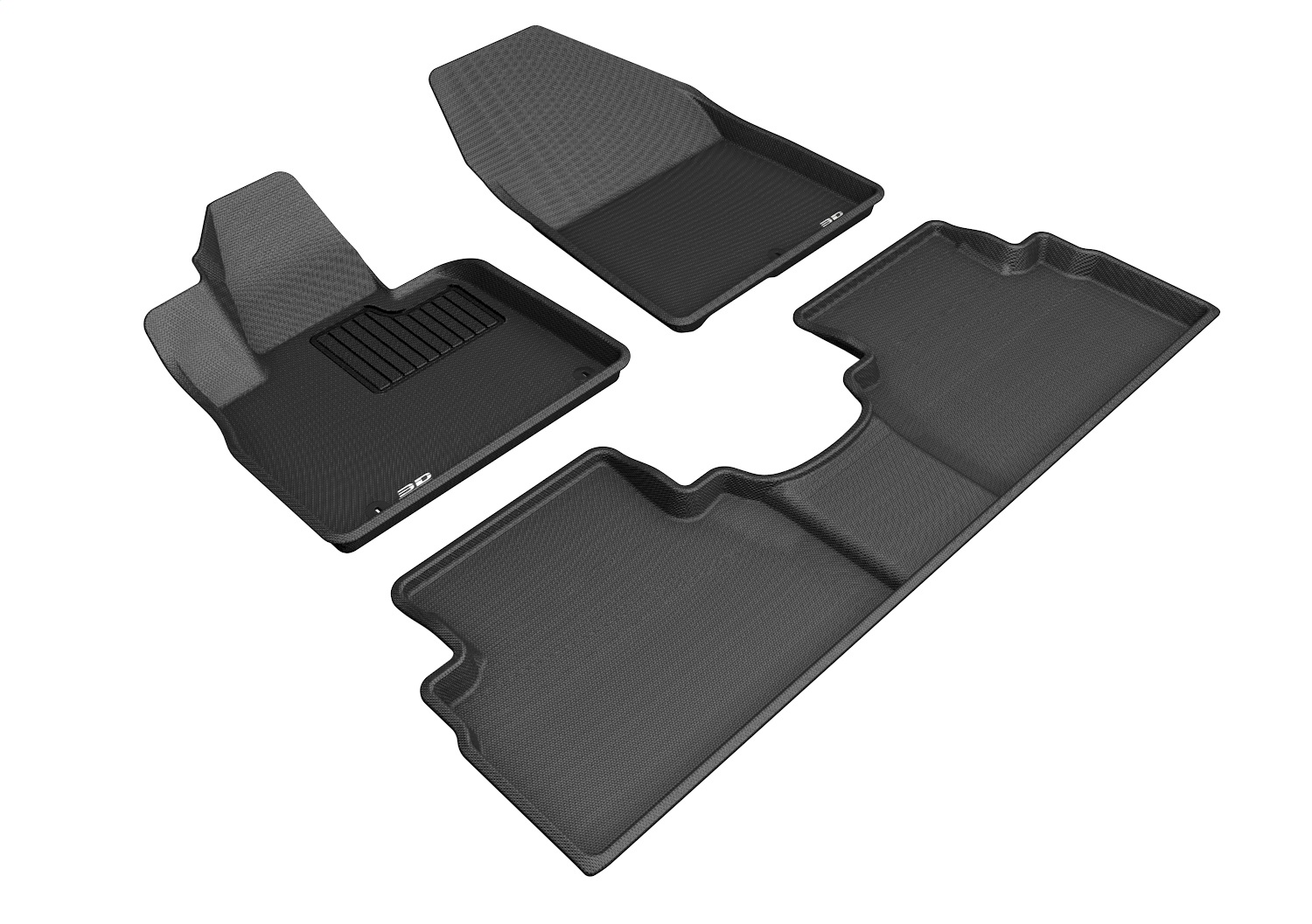 3D MAXpider L1HY09301509 - 2019-2020 Hyundai Santa Fe Kagu 1st & 2nd Row Floormats - Black 3D MAXpider L1HY09301509 - 2019-2020 Hyundai Santa Fe Kagu 1st & 2nd Row Floormats - Black