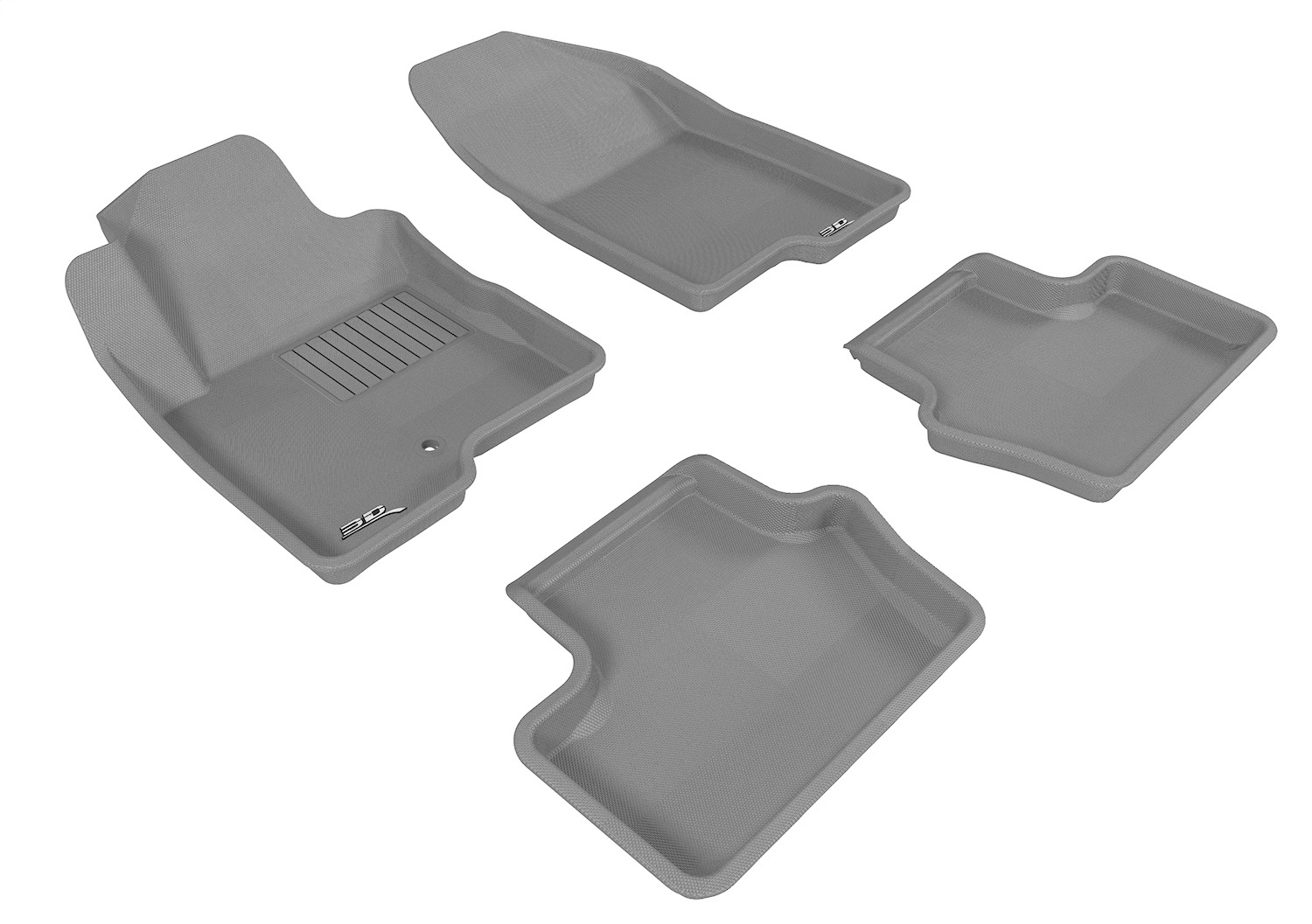 3D MAXpider L1JP00801501 - 2007-2013 Jeep Compass Kagu 1st & 2nd Row Floormats - Gray 3D MAXpider L1JP00801501 - 2007-2013 Jeep Compass Kagu 1st & 2nd Row Floormats - Gray