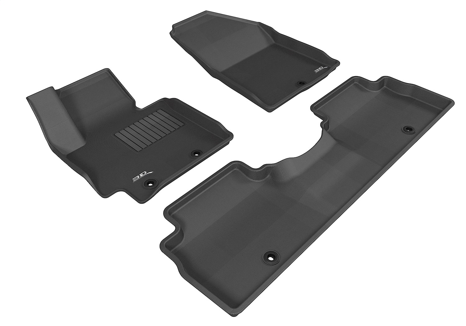 3D MAXpider L1KA02001509 - 2014-2019 Kia Soul Kagu 1st & 2nd Row Floormats - Black 3D MAXpider L1KA02001509 - 2014-2019 Kia Soul Kagu 1st & 2nd Row Floormats - Black