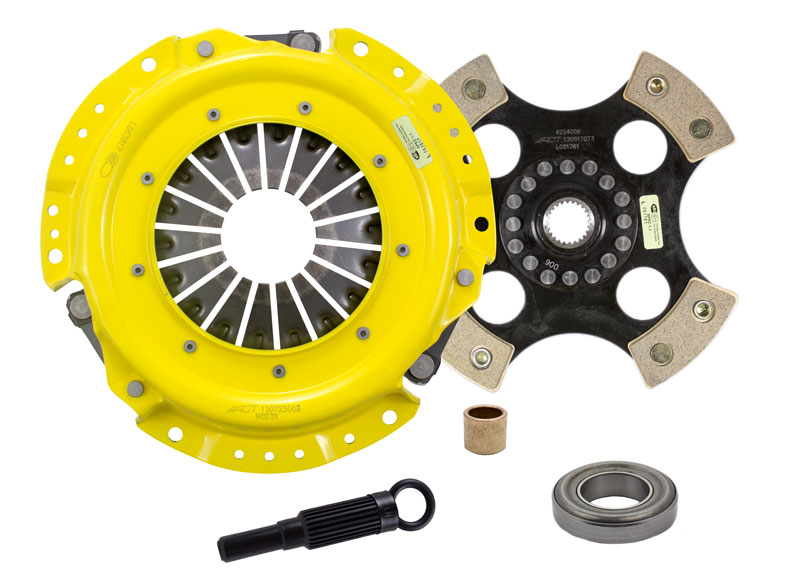 ACT NX1-XTR4 - 1989 Nissan 240SX XT/Race Rigid 4 Pad Clutch Kit ACT NX1-XTR4 - 1989 Nissan 240SX XT/Race Rigid 4 Pad Clutch Kit