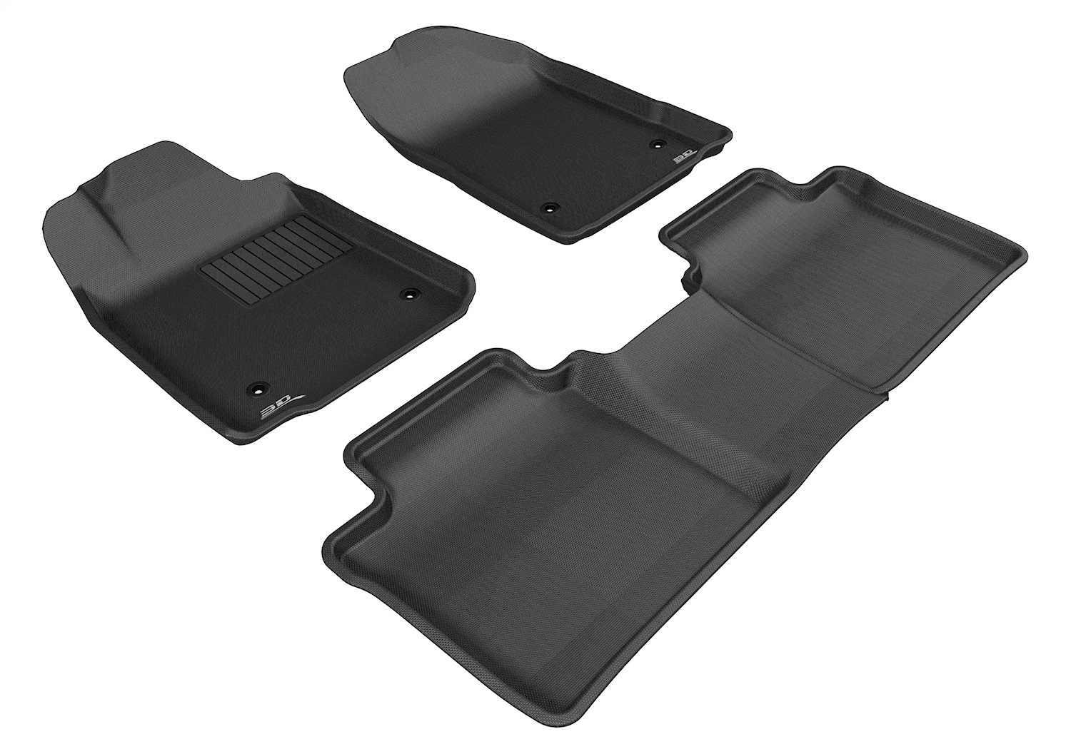 3D MAXpider L1LX00001509 - 2007-2012 Lexus ES Kagu 1st & 2nd Row Floormats - Black 3D MAXpider L1LX00001509 - 2007-2012 Lexus ES Kagu 1st & 2nd Row Floormats - Black