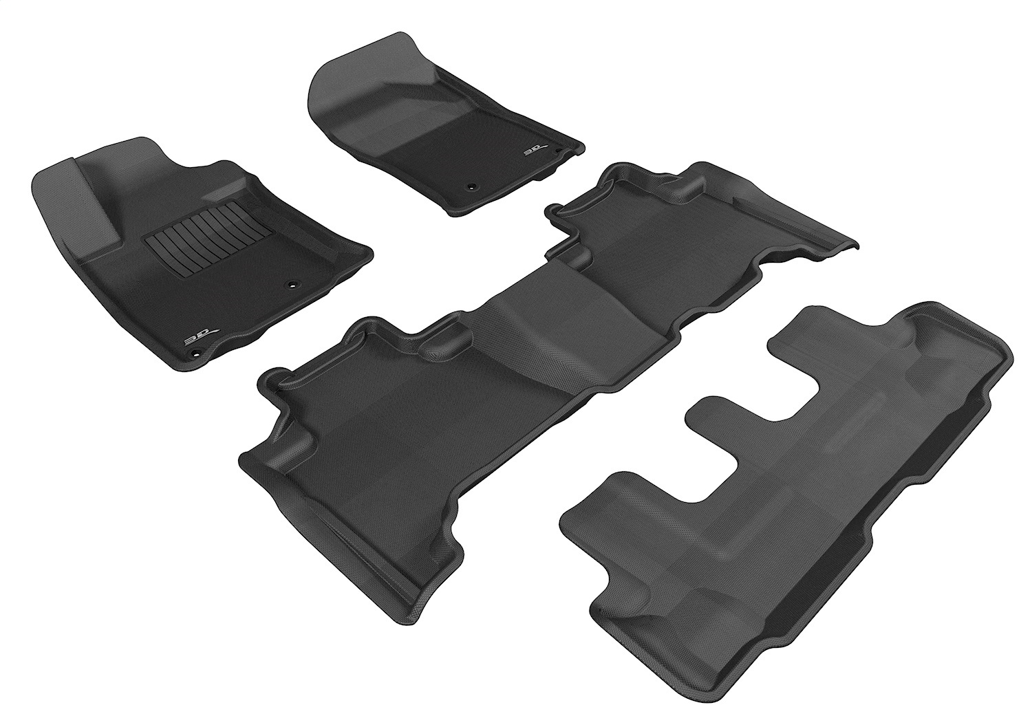 3D MAXpider L1LX04301509 - 2010-2013 Lexus GX Kagu 1st & 2nd & 3rd Row Floormats - Black 3D MAXpider L1LX04301509 - 2010-2013 Lexus GX Kagu 1st & 2nd & 3rd Row Floormats - Black