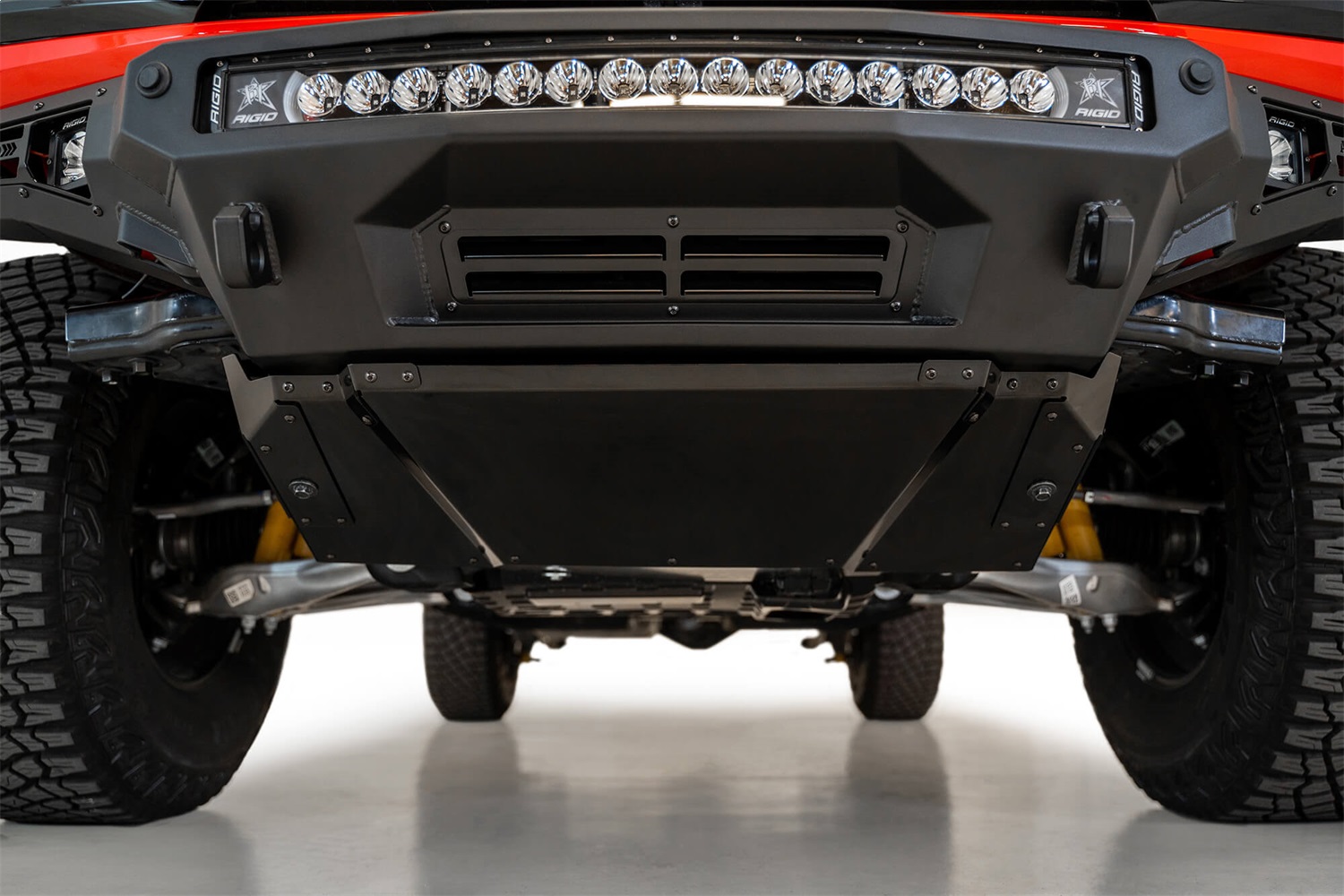 Addictive Desert Designs AC23007NA03 - 2021+ Ford Bronco Stealth Fighter Front Bumper Skid Plate Kit Addictive Desert Designs AC23007NA03 - 2021+ Ford Bronco Stealth Fighter Front Bumper Skid Plate Kit