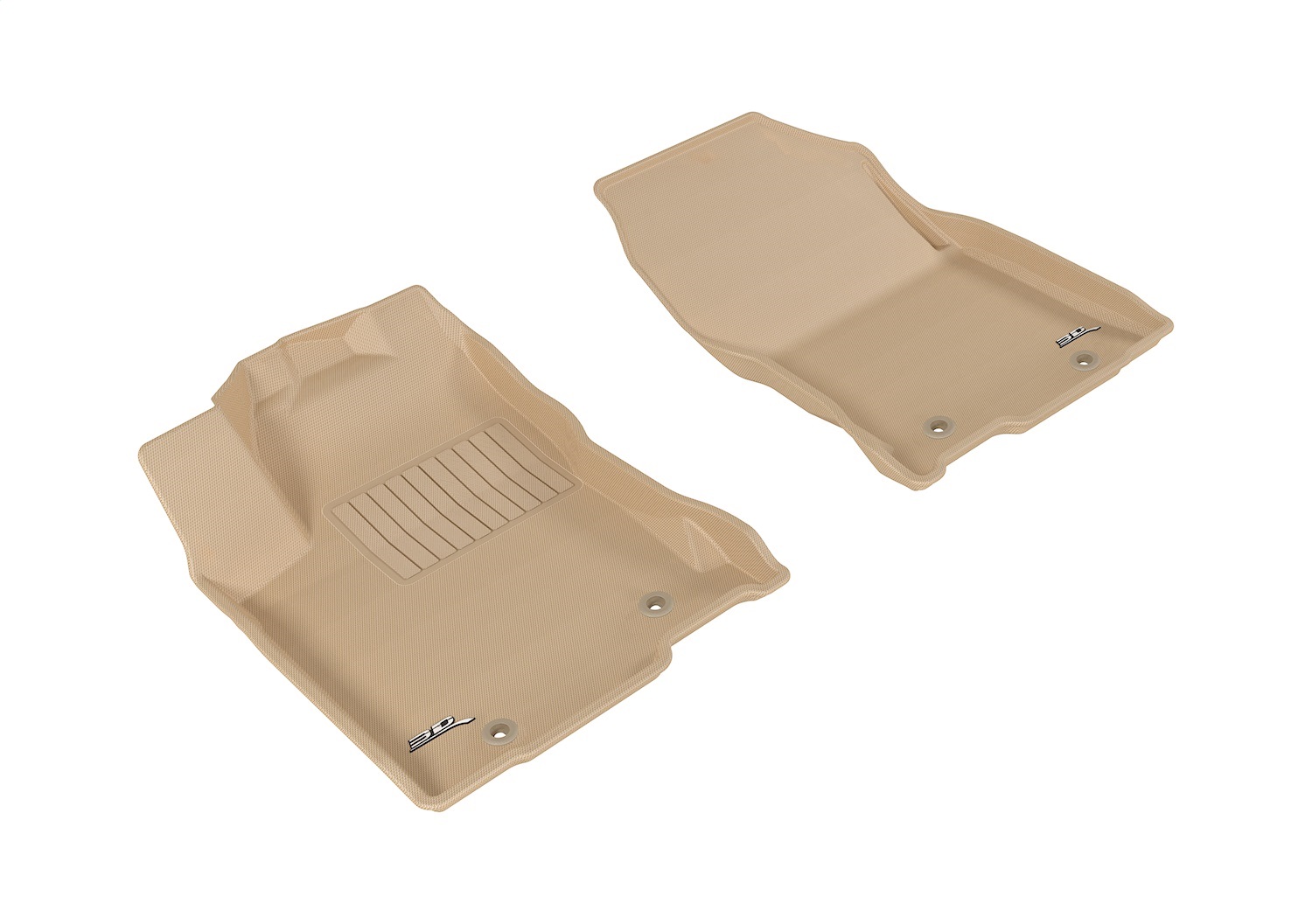 3D MAXpider L1LX05111502 - 2015-2020 Lexus NX/NX Hybrid Kagu 1st Row Floormat - Tan