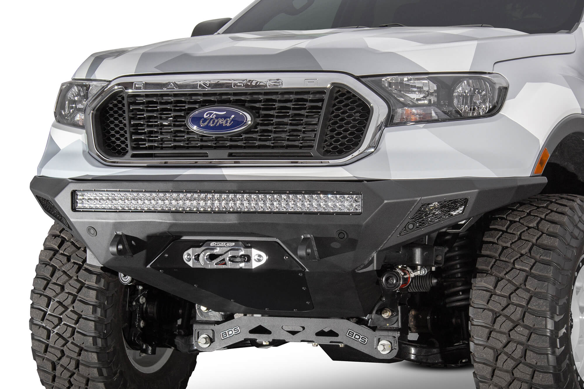Addictive Desert Designs F221423030103 - 19-20 Ford Ranger Stealth Fighter Front Bumper Addictive Desert Designs F221423030103 - 19-20 Ford Ranger Stealth Fighter Front Bumper
