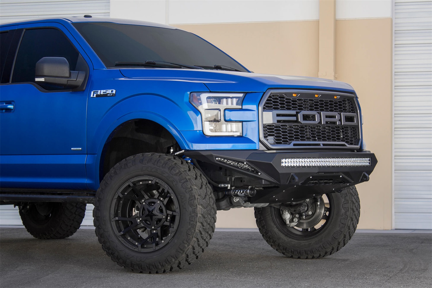 Addictive Desert Designs F151192860103 - 15-17 Ford F-150 EcoBoost Stealth Fighter Front Bumper