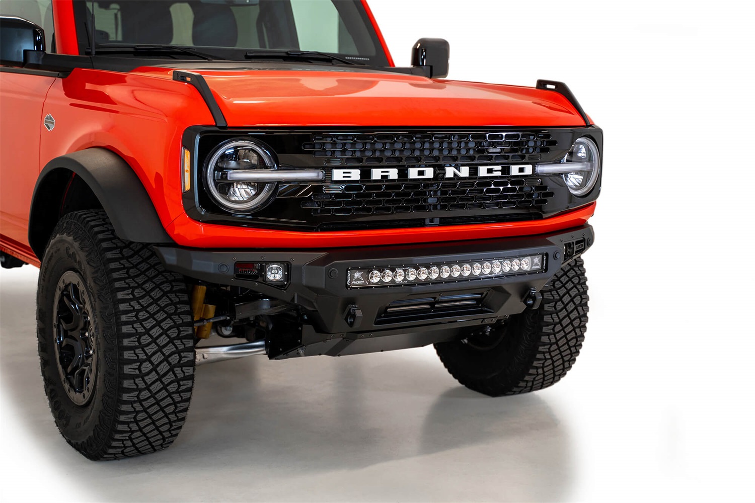 Addictive Desert Designs F230142210103 - 2021+ Ford Bronco Stealth Fighter Front Bumper w/ Winch Mount