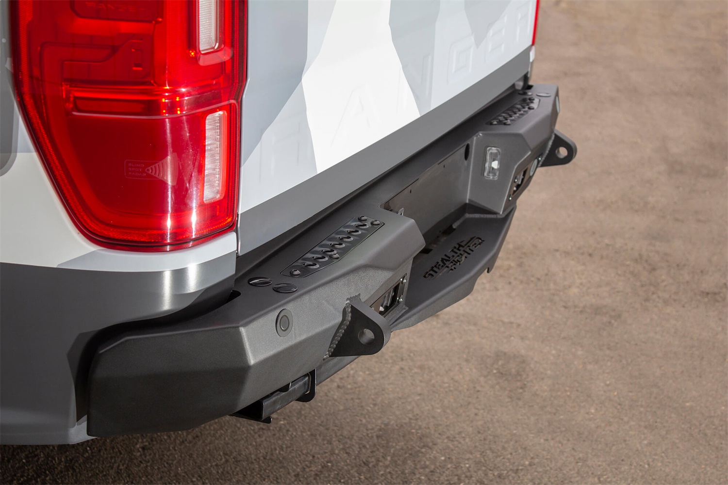 Addictive Desert Designs R221231280103 - 2019 Ford Ranger Stealth Fighter Rear Bumper w/ Backup Sensor Holes