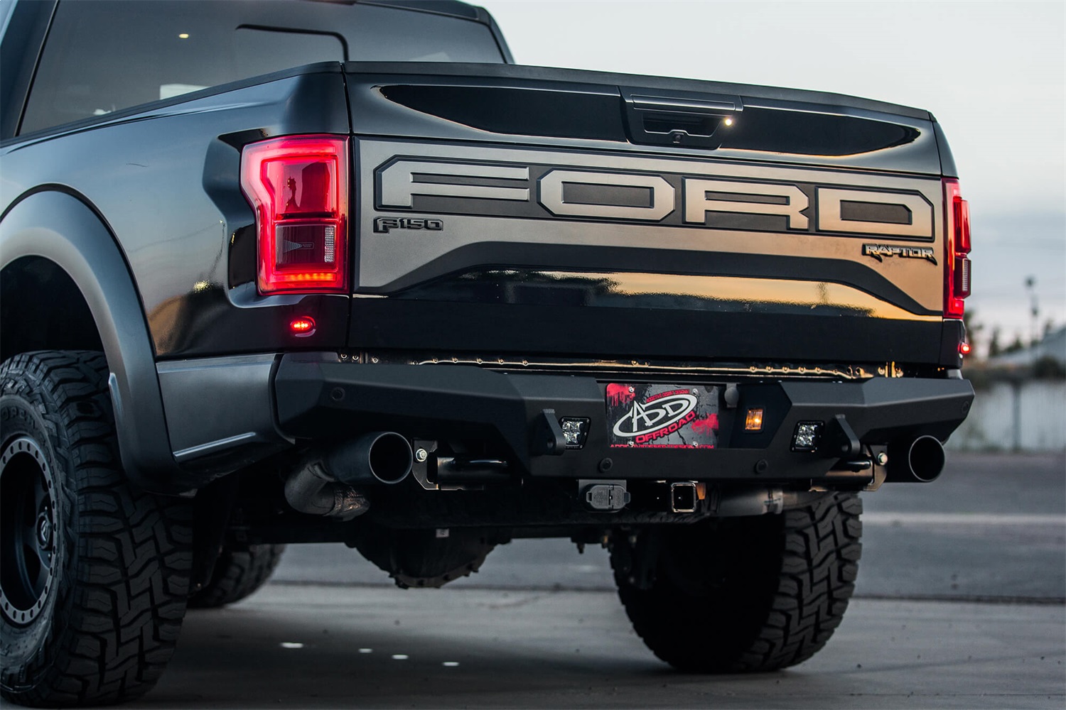 Addictive Desert Designs R117321370103 - GGVF--HoneyBadger Rear Bumper Addictive Desert Designs R117321370103 - GGVF--HoneyBadger Rear Bumper