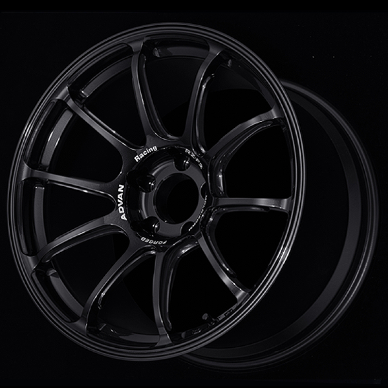 Advan YA28I45ETB - RZ-F2 18x9 +45 5-114.3 Racing Titanium Black Wheel