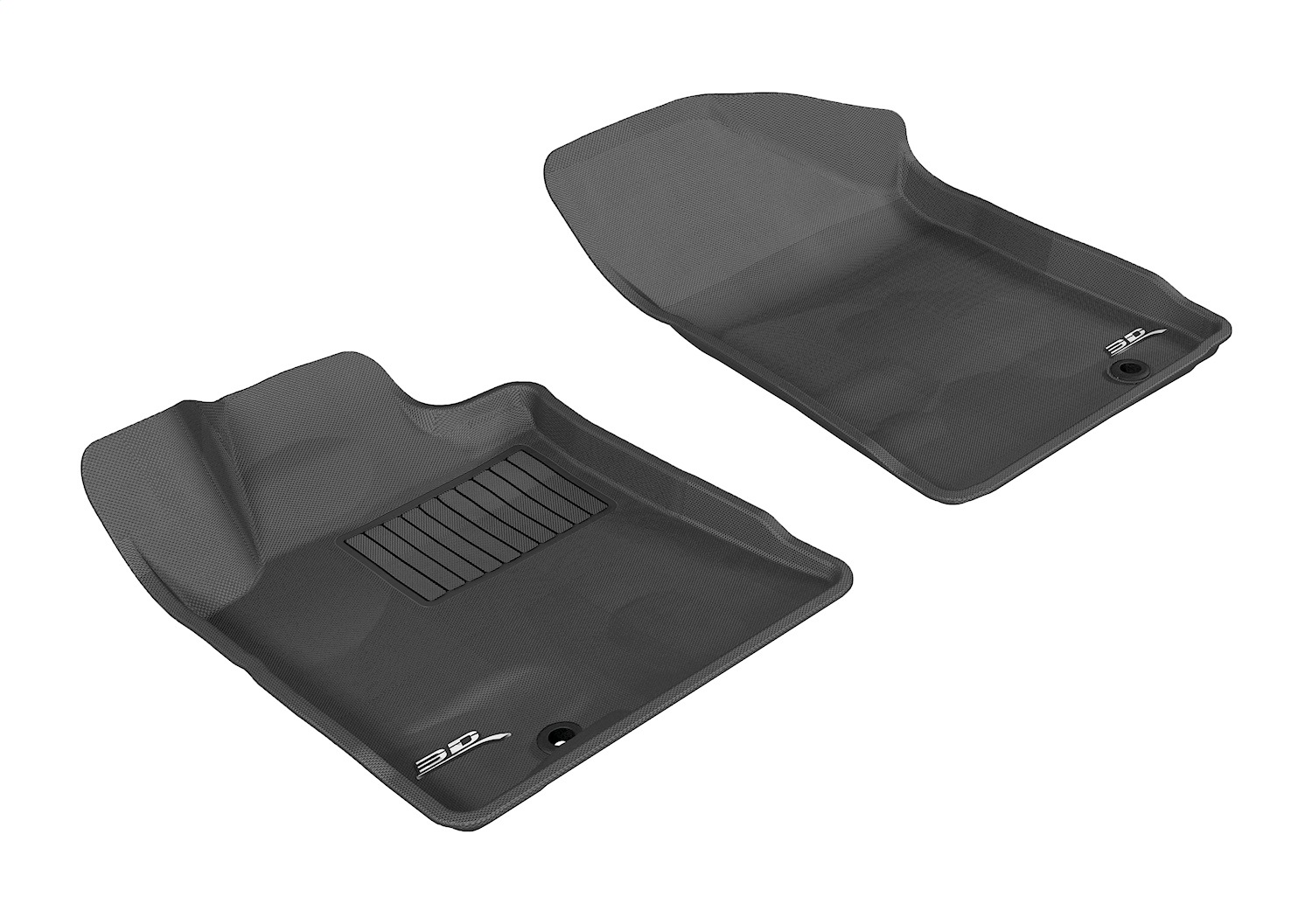 3D MAXpider L1NS03011509 - 2009-2014 Nissan Maxima Kagu 1st Row Floormat - Black