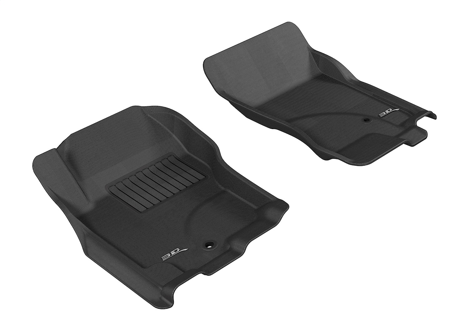3D MAXpider L1NS06511509 - 2005-2015 Nissan Pathfinder/Xterra Kagu 1st Row Floormat - Black
