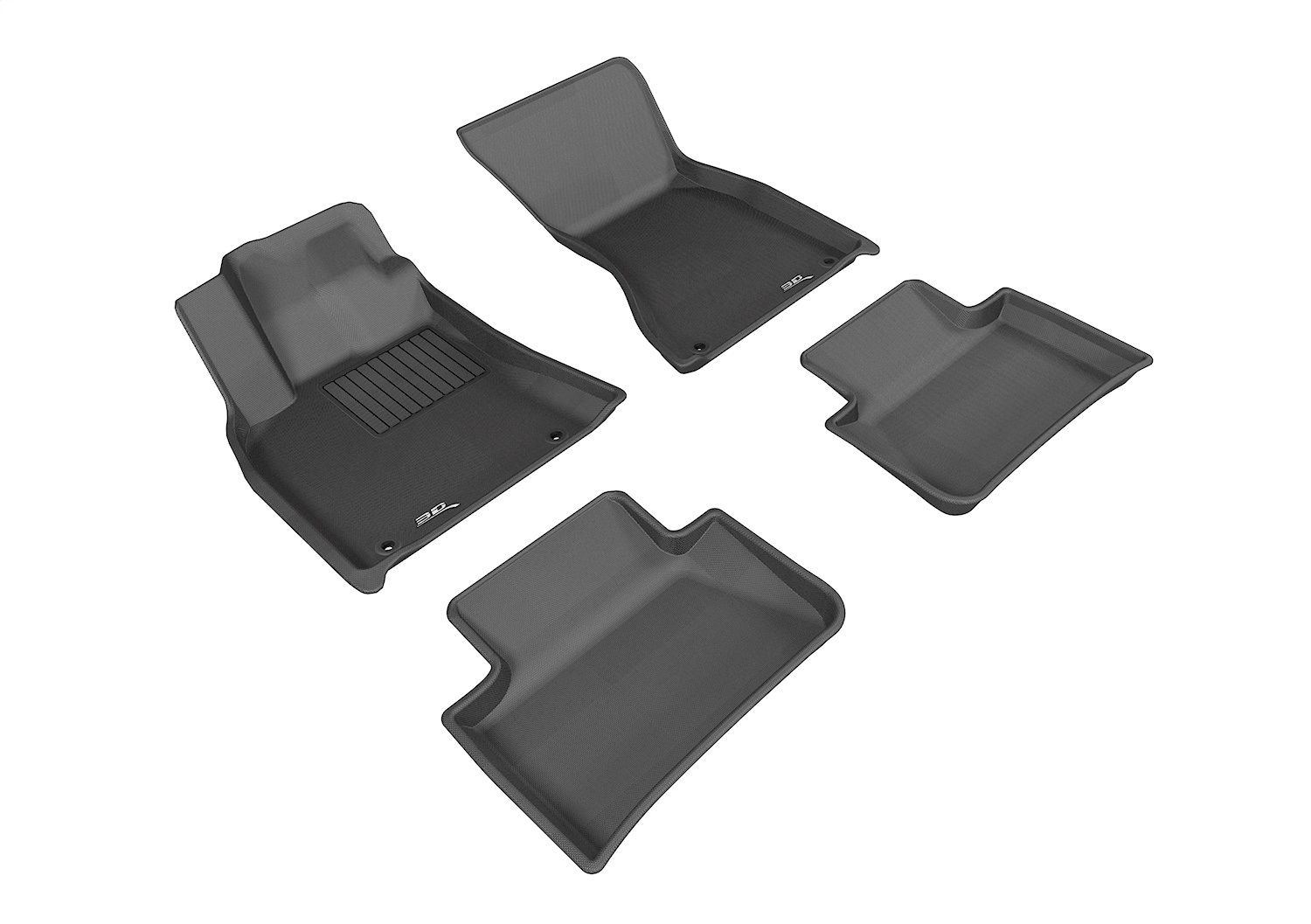 3D MAXpider L1PO01401509 - 2014-2019 Porsche Macan Kagu 1st & 2nd Row Floormats - Black 3D MAXpider L1PO01401509 - 2014-2019 Porsche Macan Kagu 1st & 2nd Row Floormats - Black
