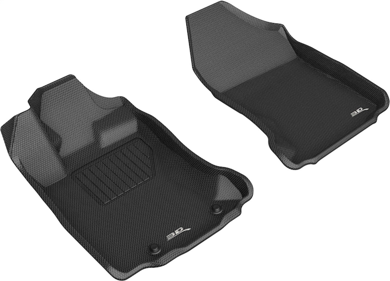 3D MAXpider L1SB02811509 - 20-21 Subaru Legacy/Outback Kagu 1st Row Floormat - Black
