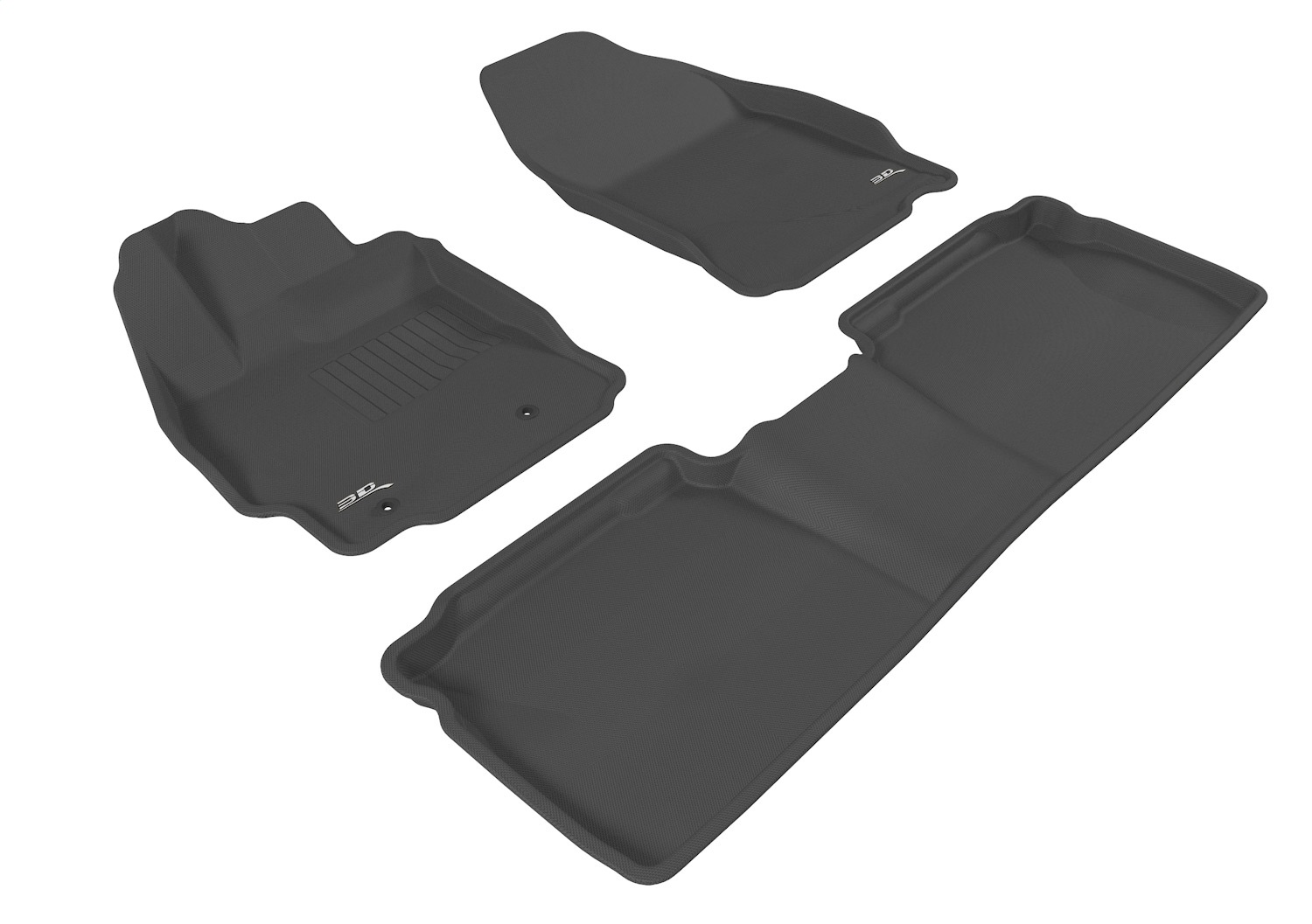 3D MAXpider L1SC00101509 - 2011-2013 Scion TC Kagu 1st & 2nd Row Floormats - Black