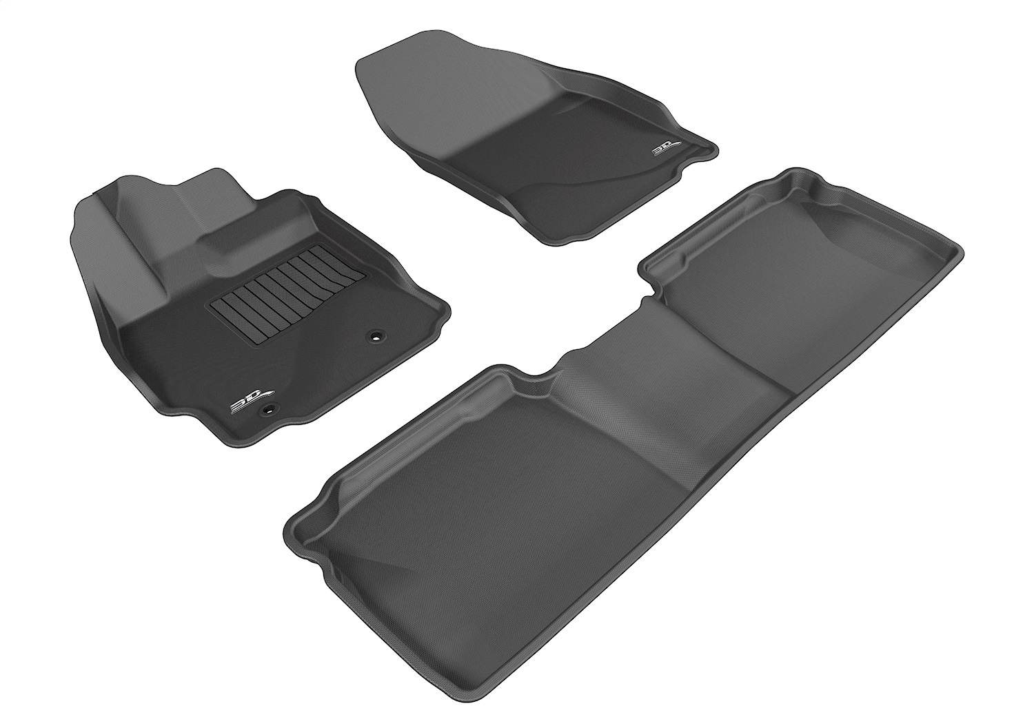 3D MAXpider L1SC00401509 - 2014-2016 Scion TC Kagu 1st & 2nd Row Floormats - Black
