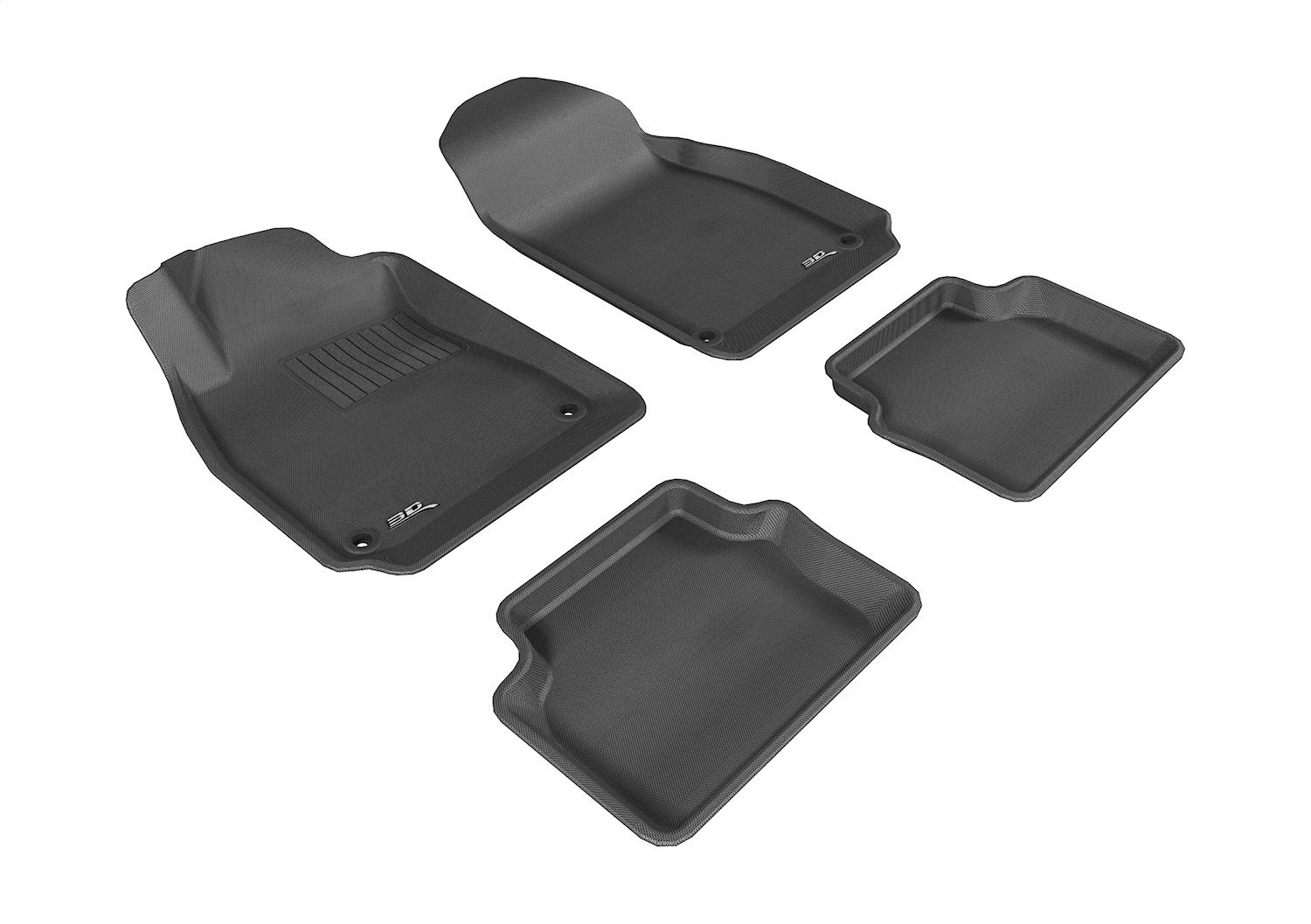 3D MAXpider L1SA00001509 - KAGU Floor Mat; Black; 4 pc.; Front and Rear; 3D MAXpider L1SA00001509 - KAGU Floor Mat; Black; 4 pc.; Front and Rear;