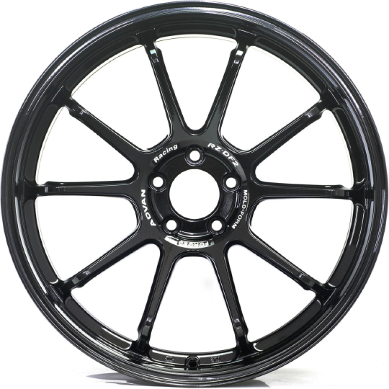 Advan YAF9K25ETB - RZ-DF2 19x10.0 +25 5x114.3 Racing Titanium Black Wheel Advan YAF9K25ETB - RZ-DF2 19x10.0 +25 5x114.3 Racing Titanium Black Wheel