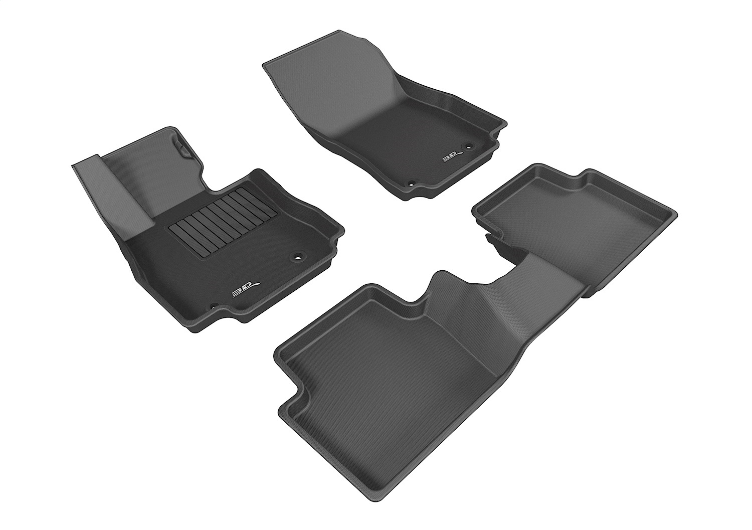 3D MAXpider L1SC00701509 - 2016-2016 Scion iA Kagu 1st & 2nd Row Floormats - Black