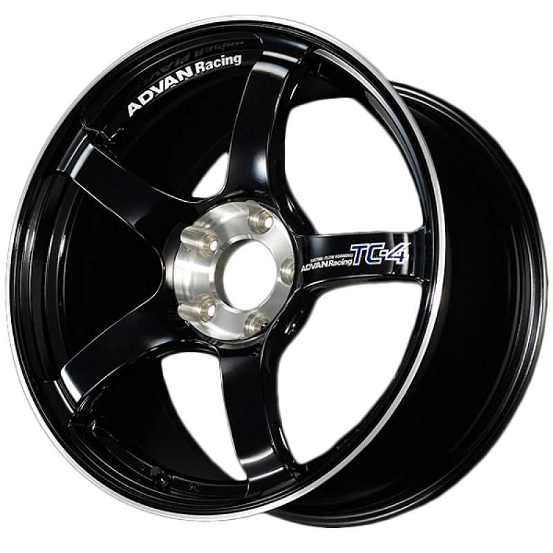 Advan YADS8K35EBF - TC4 18x10 +35 5-114.3 Racing Gloss Black and Diamond Cut Wheel Advan YADS8K35EBF - TC4 18x10 +35 5-114.3 Racing Gloss Black and Diamond Cut Wheel