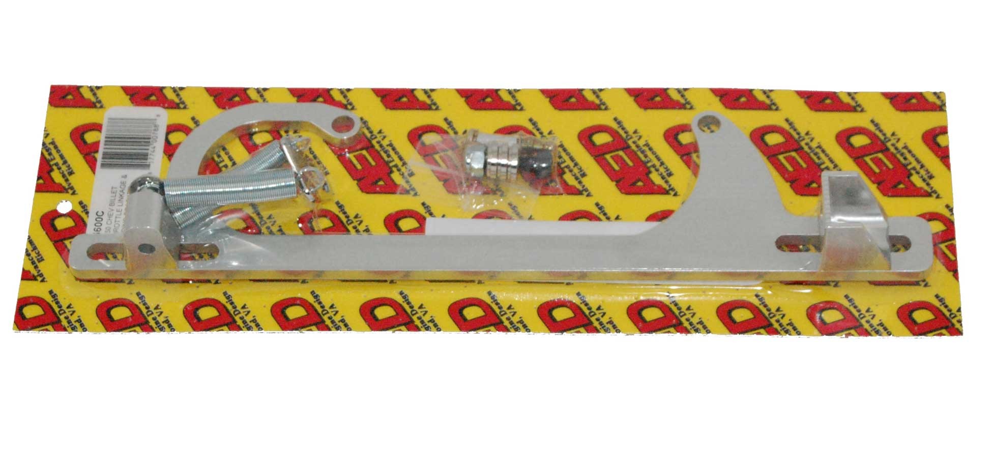 Advanced Engine Design 6600C - Chevy Throttle Cable & Spring Bracket - 4150 Advanced Engine Design 6600C - Chevy Throttle Cable & Spring Bracket - 4150