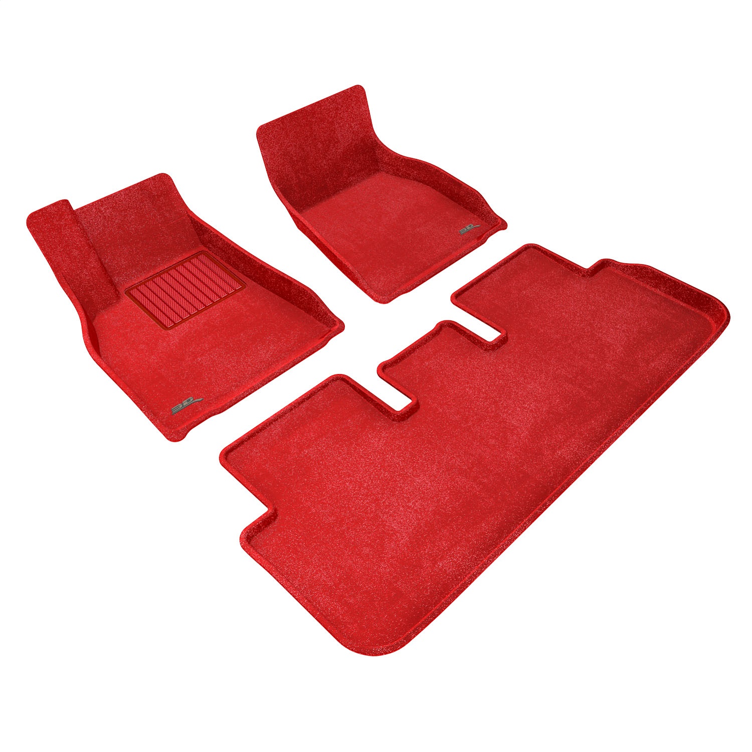 3D MAXpider L1TL03804003 - PREMIUM Floor Mat; Red; 3 pc.; 2 pc. Front Row; 1 pc. 2nd Row; 3D MAXpider L1TL03804003 - PREMIUM Floor Mat; Red; 3 pc.; 2 pc. Front Row; 1 pc. 2nd Row;