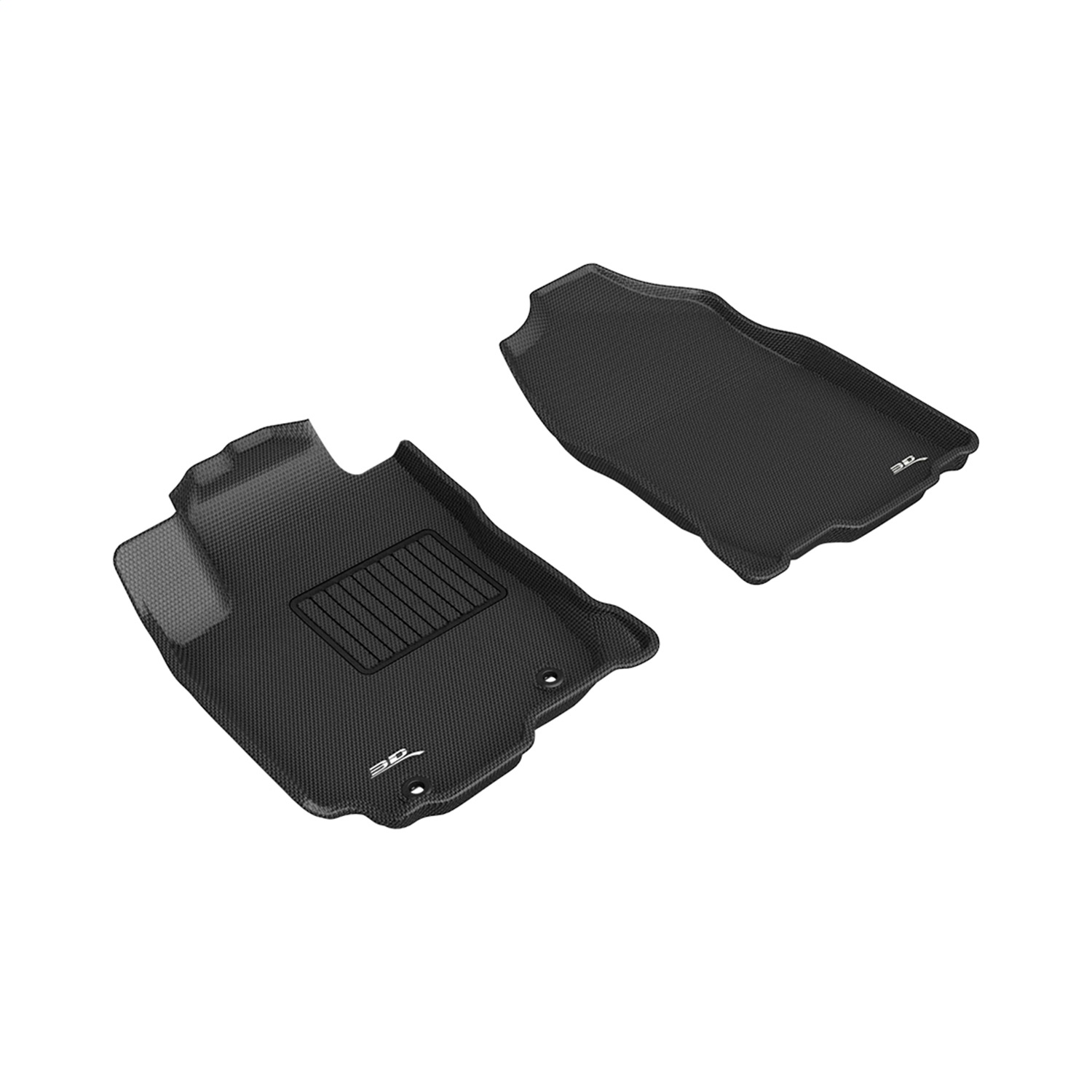 3D MAXpider L1TY12711509 - 2013-2018 Toyota RAV4/RAV4 Hybrid Kagu 1st Row Floormat - Black