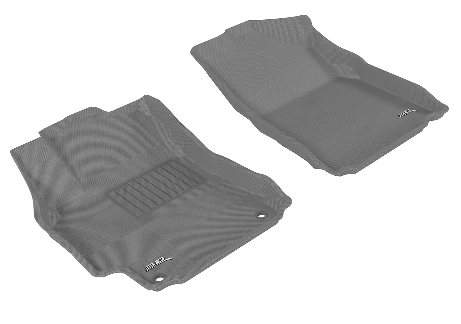 3D MAXpider L1TY08611501 - 2012-2014 Toyota Camry/Camry Hybrid Kagu 1st Row Floormat - Gray