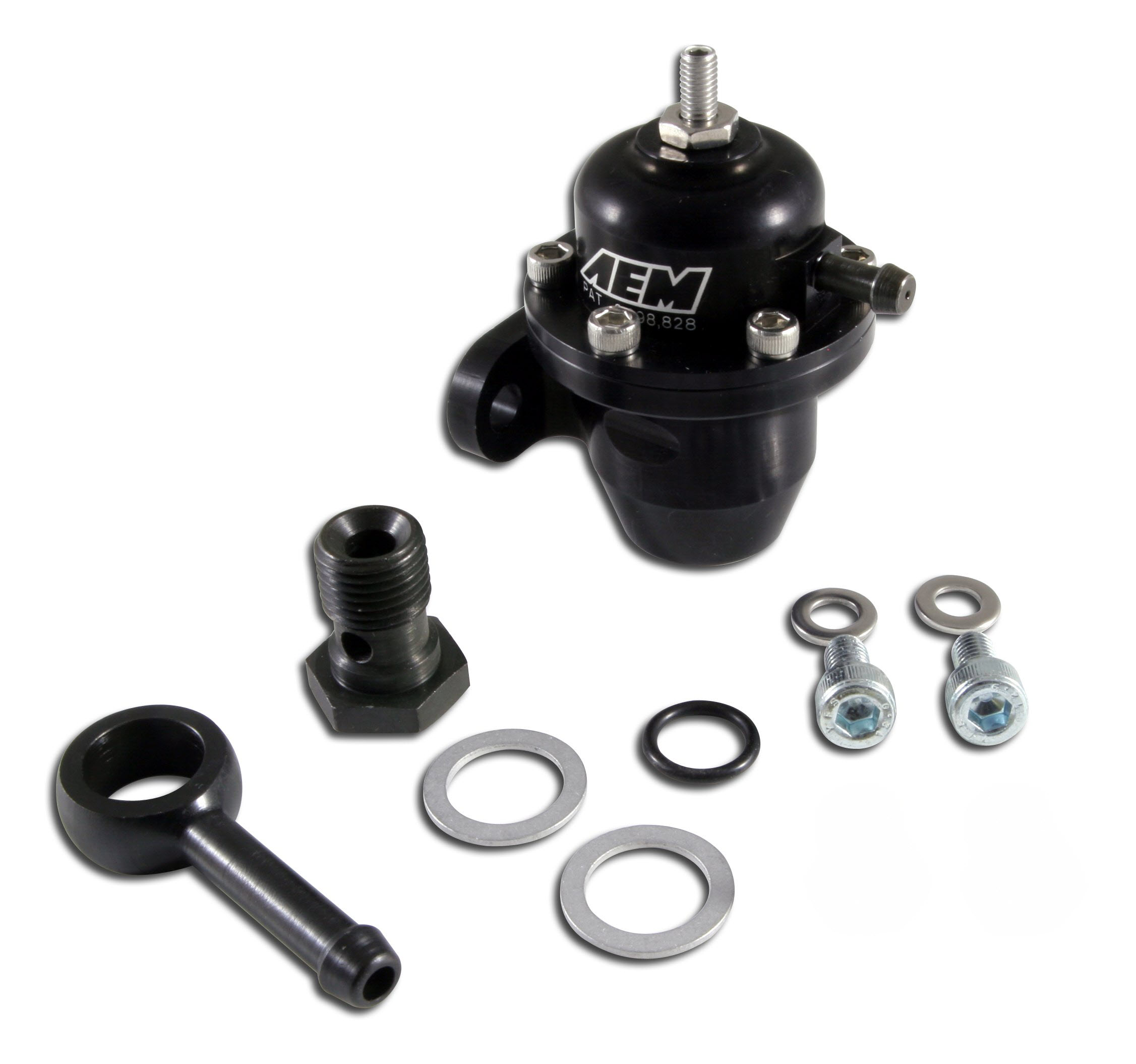 AEM 25-303BK - 86-93 Acura / 95-98 TL / 88-91 Civic/CRX / 92-01 Prelude Black Adjustable Fuel Pressure Regulato AEM 25-303BK - 86-93 Acura / 95-98 TL / 88-91 Civic/CRX / 92-01 Prelude Black Adjustable Fuel Pressure Regulato