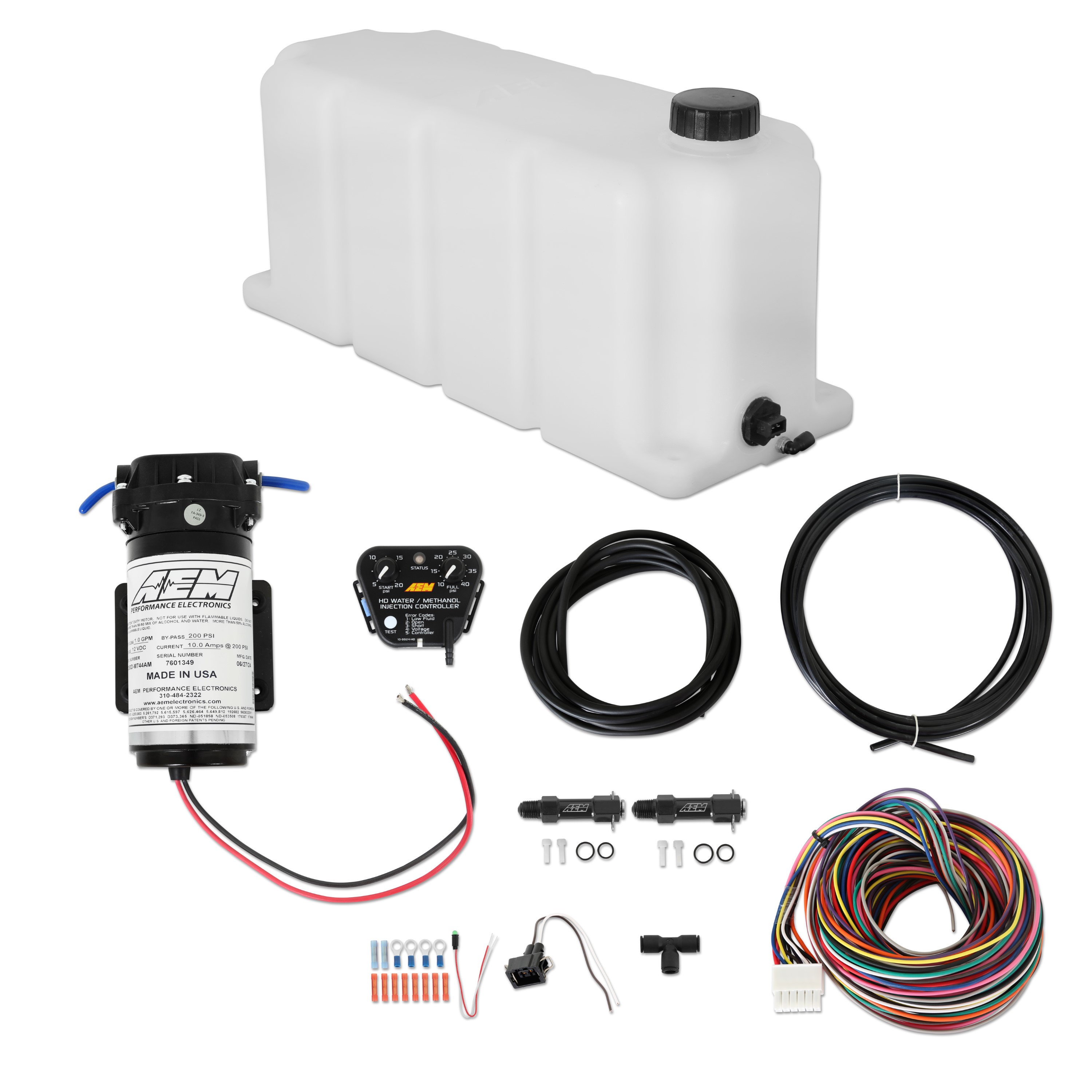 AEM 30-3301 - V2 5 Gallon Diesel Water/Methanol Injection Kit (Internal Map) AEM 30-3301 - V2 5 Gallon Diesel Water/Methanol Injection Kit (Internal Map)