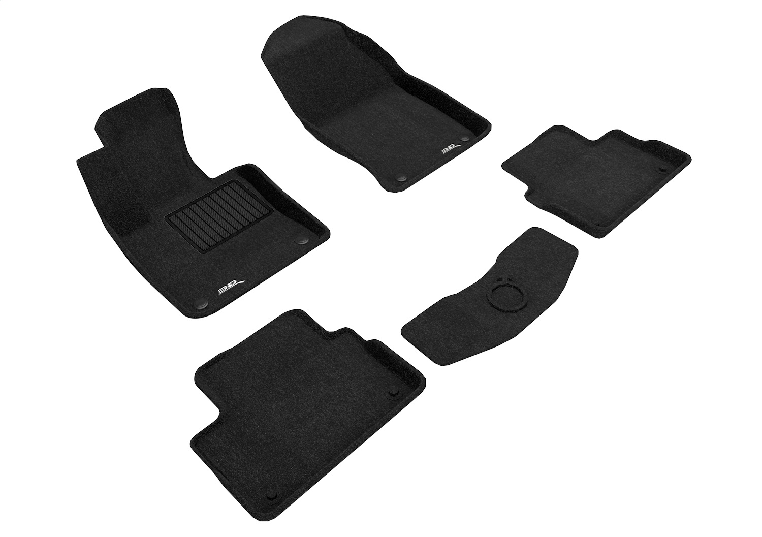 3D MAXpider L1VV03504709 - 19-21 Volvo S60 Gasoline 19-23 / V60 / V60 Cross Country 22-24 Elegant Black R1 R2