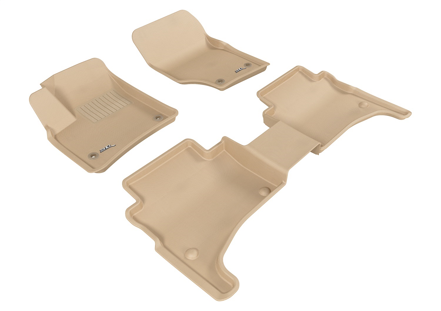 3D MAXpider L1VW01201502 - KAGU Floor Mat; Tan; 4 pc.; Front and Rear; 3D MAXpider L1VW01201502 - KAGU Floor Mat; Tan; 4 pc.; Front and Rear;