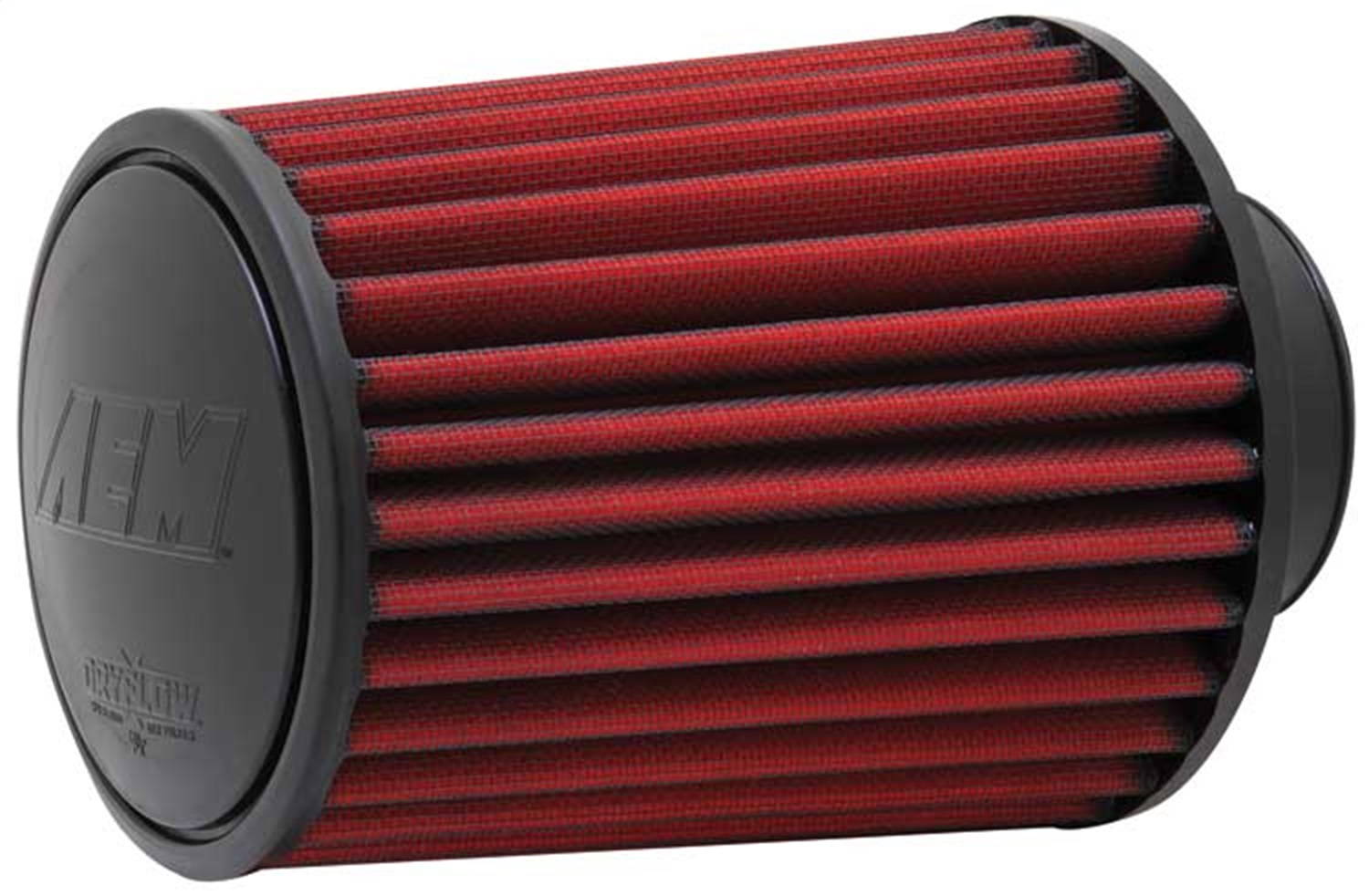 AEM Induction 21-2027DK - AEM 2.75in Flange ID x 6.25in Base OD x 7in H Dryflow Conical Air Filter
