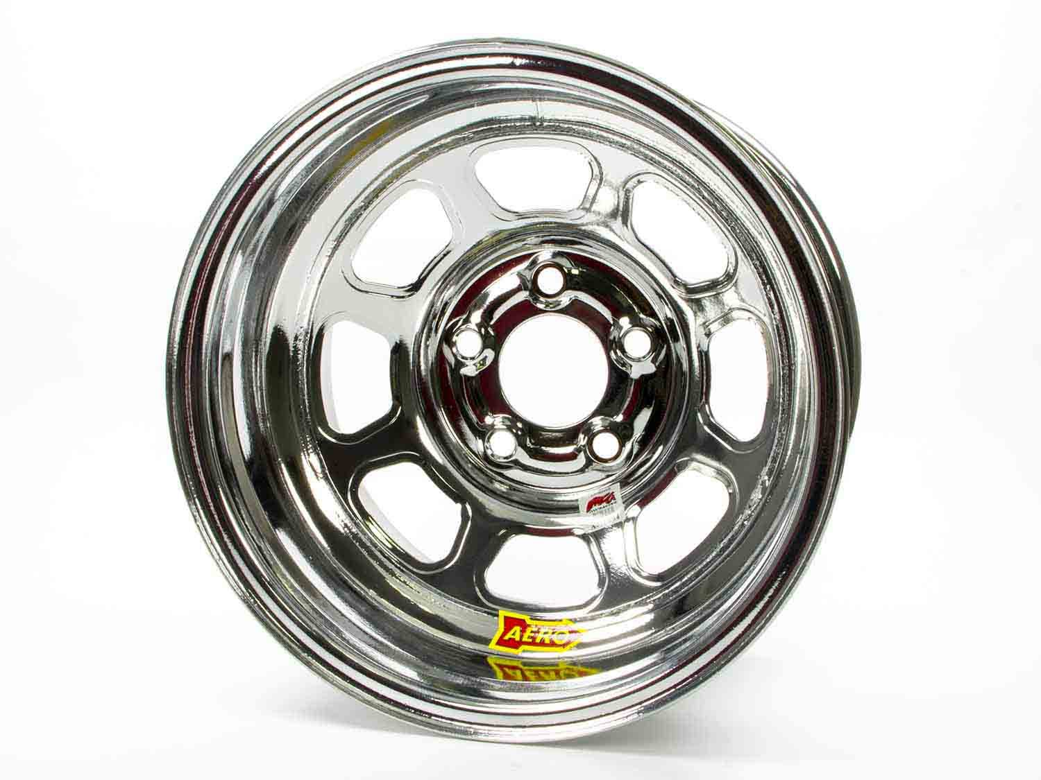Aero Race Wheels 52-285040 - 15X8 4in 5.00 Chrome Aero Race Wheels 52-285040 - 15X8 4in 5.00 Chrome