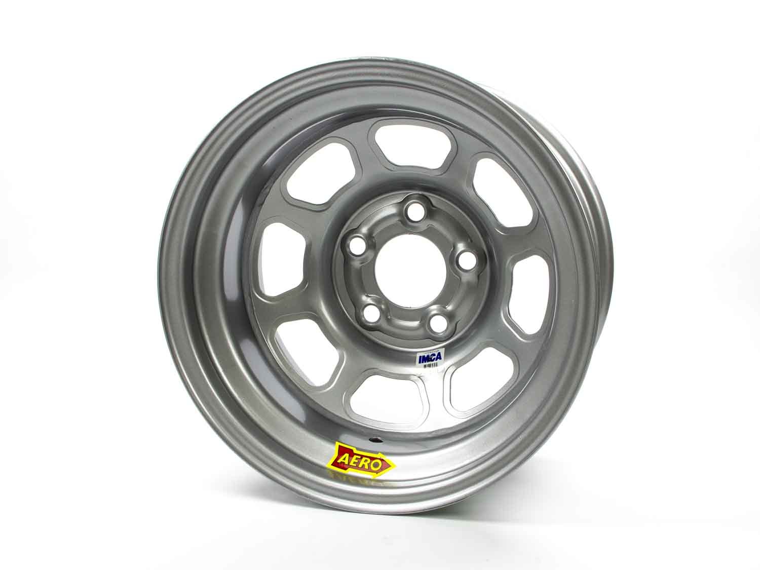 Aero Race Wheels 52-085020L - 15x8 2in 5.00 Silver LR Aero Race Wheels 52-085020L - 15x8 2in 5.00 Silver LR