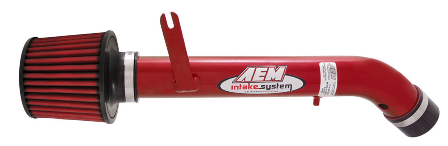 AEM Induction 22-401R - AEM 92-95 Civic DX/LX/EX/SI/ 96-00 Civic EX/ 93-95 Del Sol S/ 93-97 Del Sol Si Red Short Ram Intake
