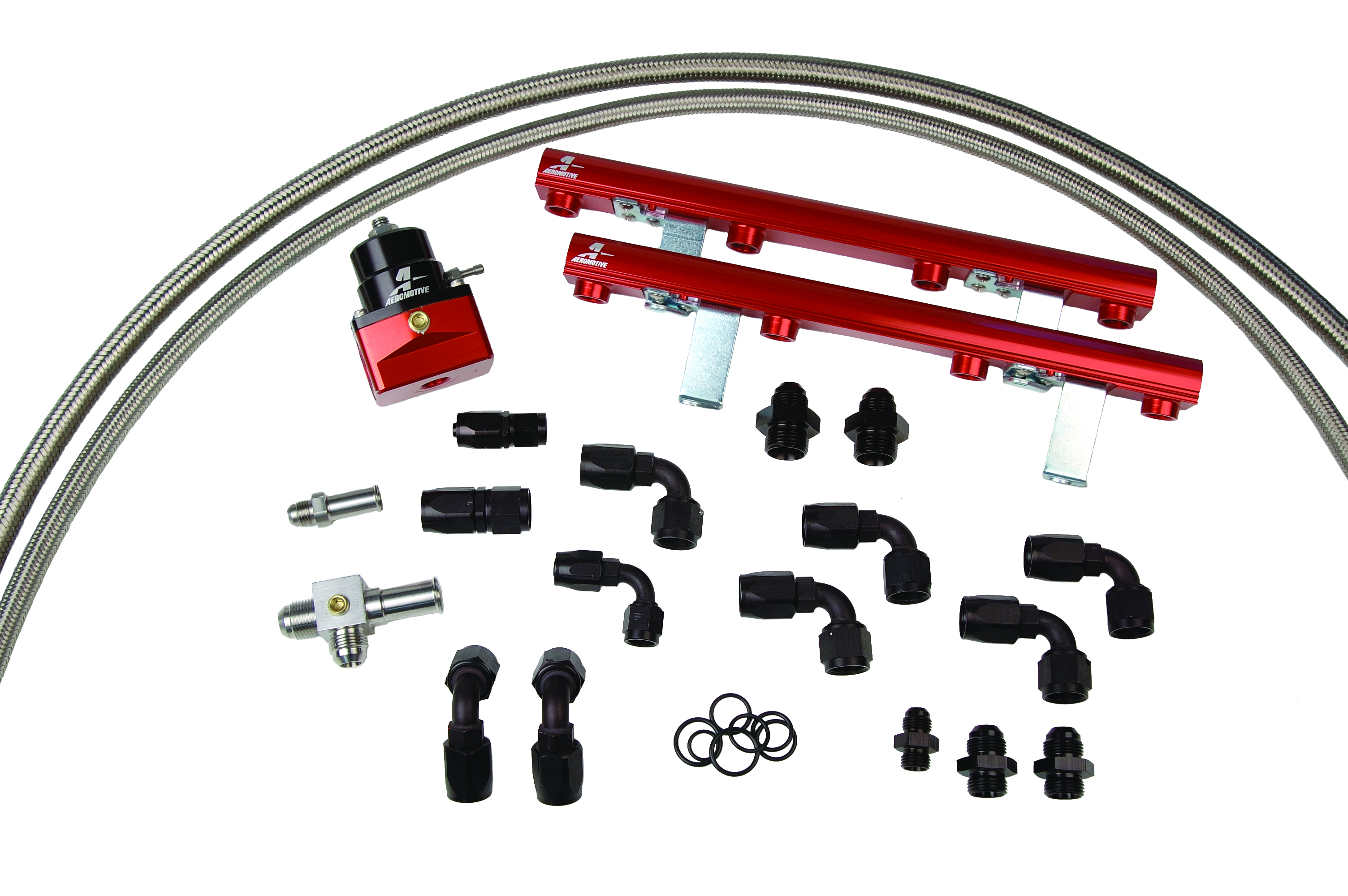 Aeromotive 14120 - 96-98.5 Ford DOHC 4.6L Fuel Rail System (Cobra) Aeromotive 14120 - 96-98.5 Ford DOHC 4.6L Fuel Rail System (Cobra)