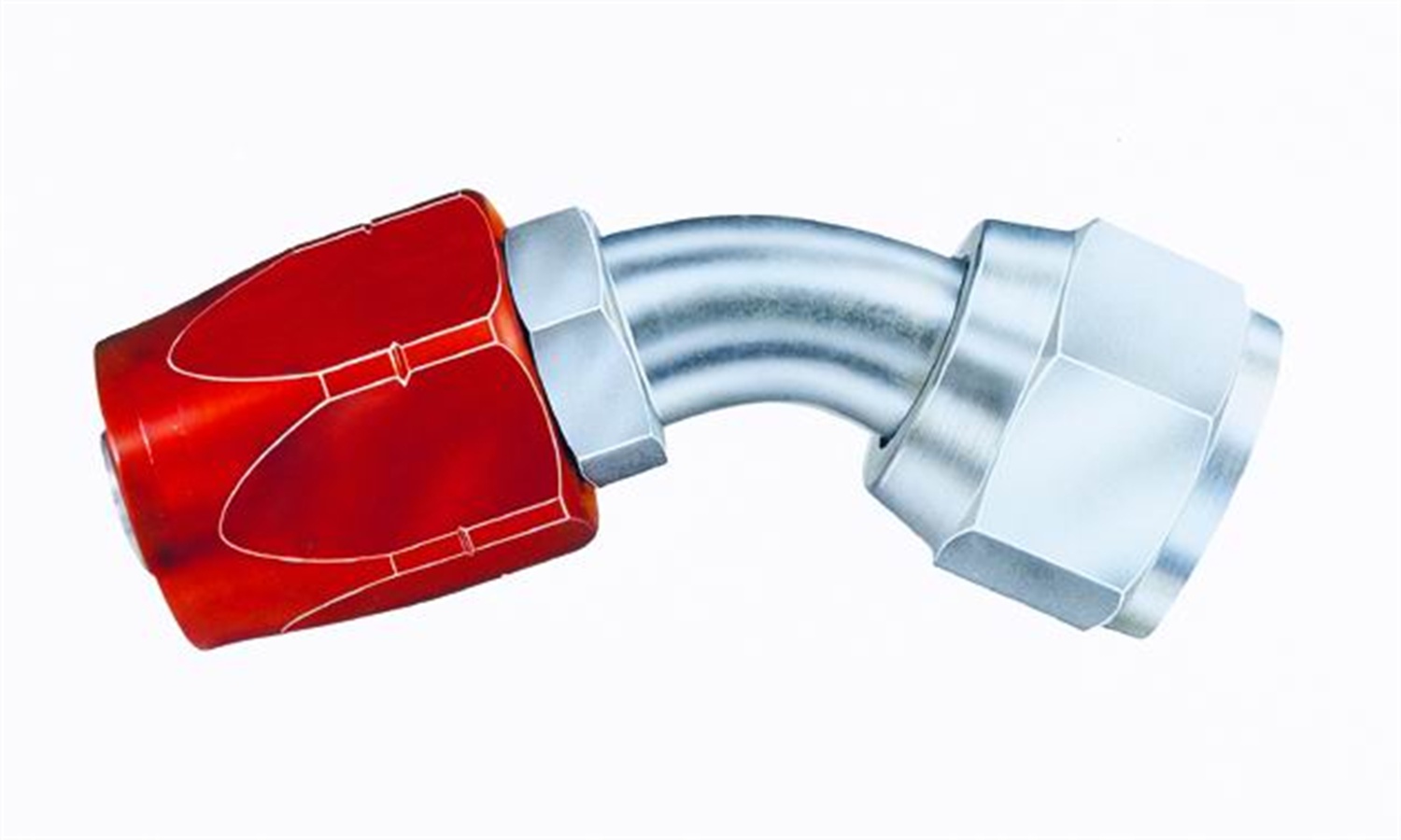 Aeroquip FBM1021 - #4 45 Deg Hose End - Bulk Aeroquip FBM1021 - #4 45 Deg Hose End - Bulk