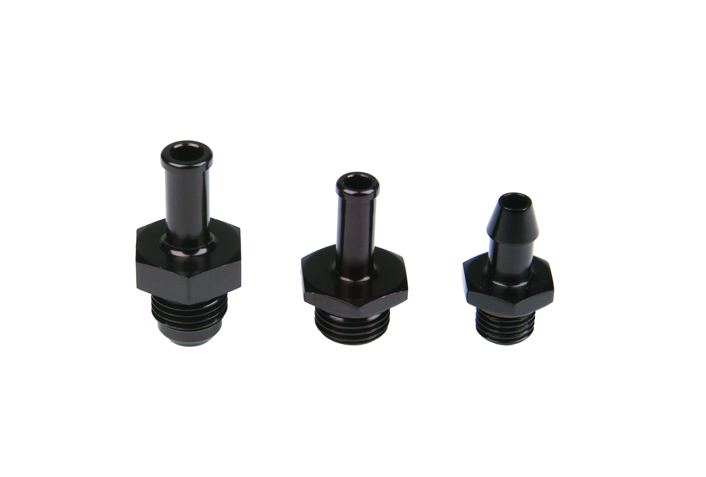 Aeromotive 15627 - AN-06 O-Ring Boss / 7mm Hose Barb Adapter Fitting Aeromotive 15627 - AN-06 O-Ring Boss / 7mm Hose Barb Adapter Fitting